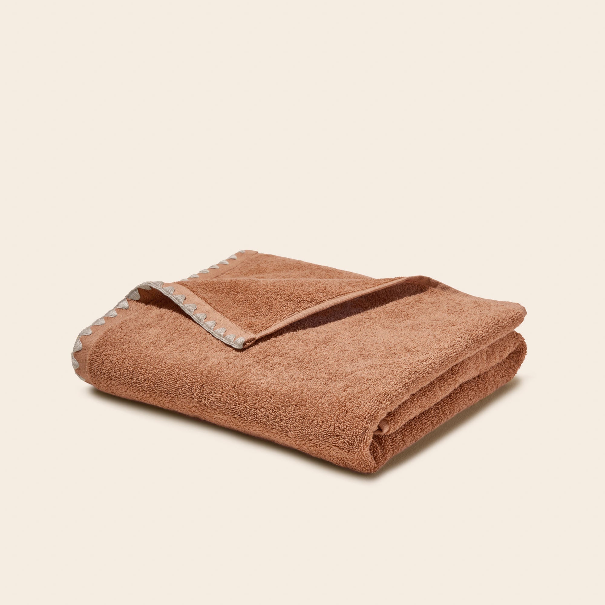 La Sortie de Bain NERYDA terre d'argile et beige