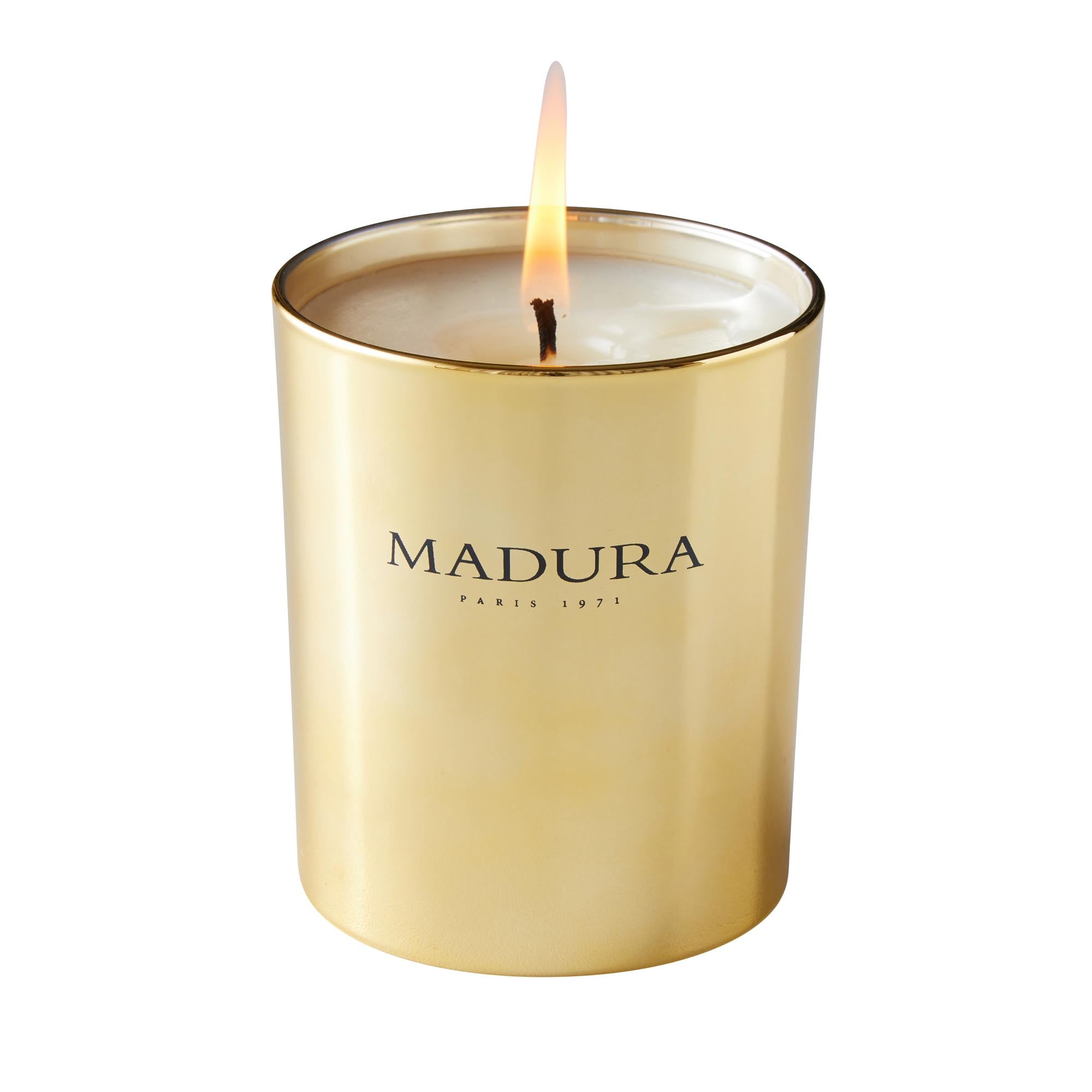 Bougie parfumée PERLE DE BACALAR doré
