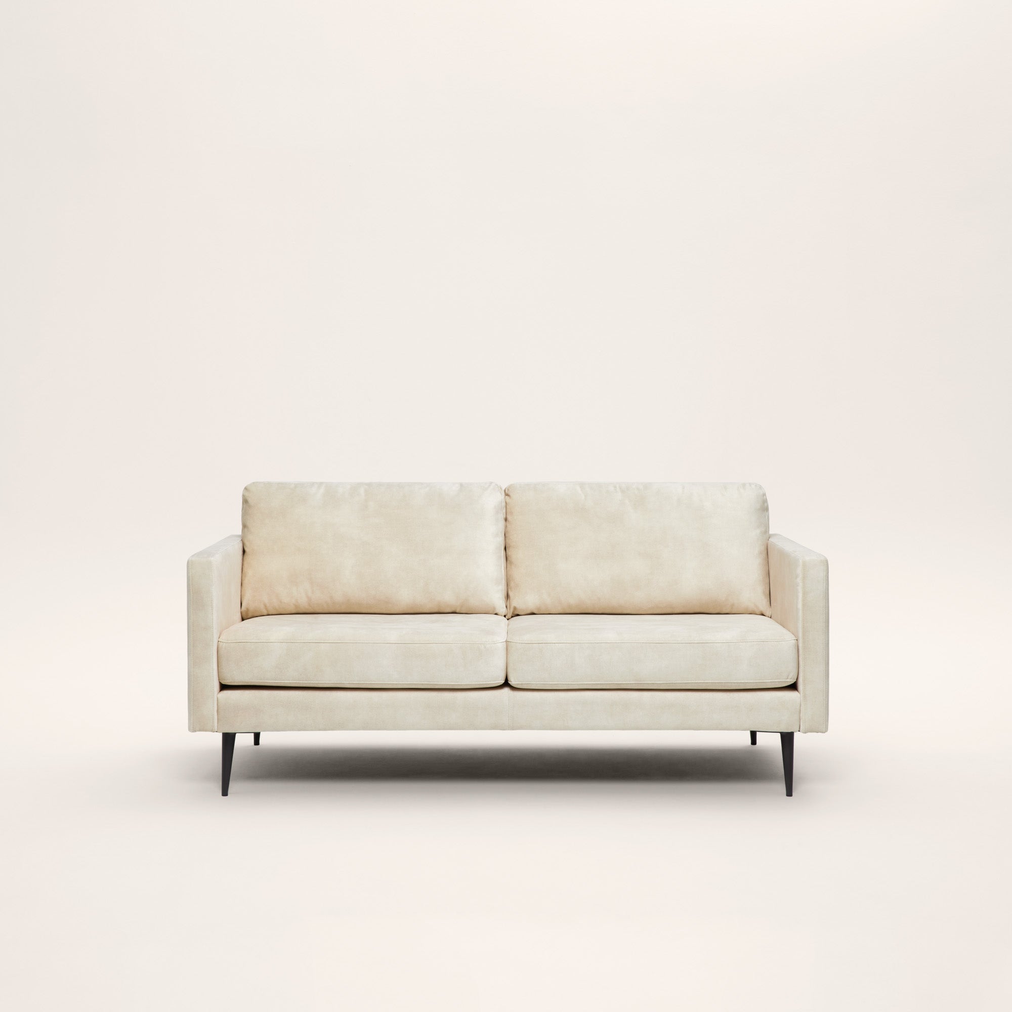 Canapé 2 places CESARE velours vintage calcaire