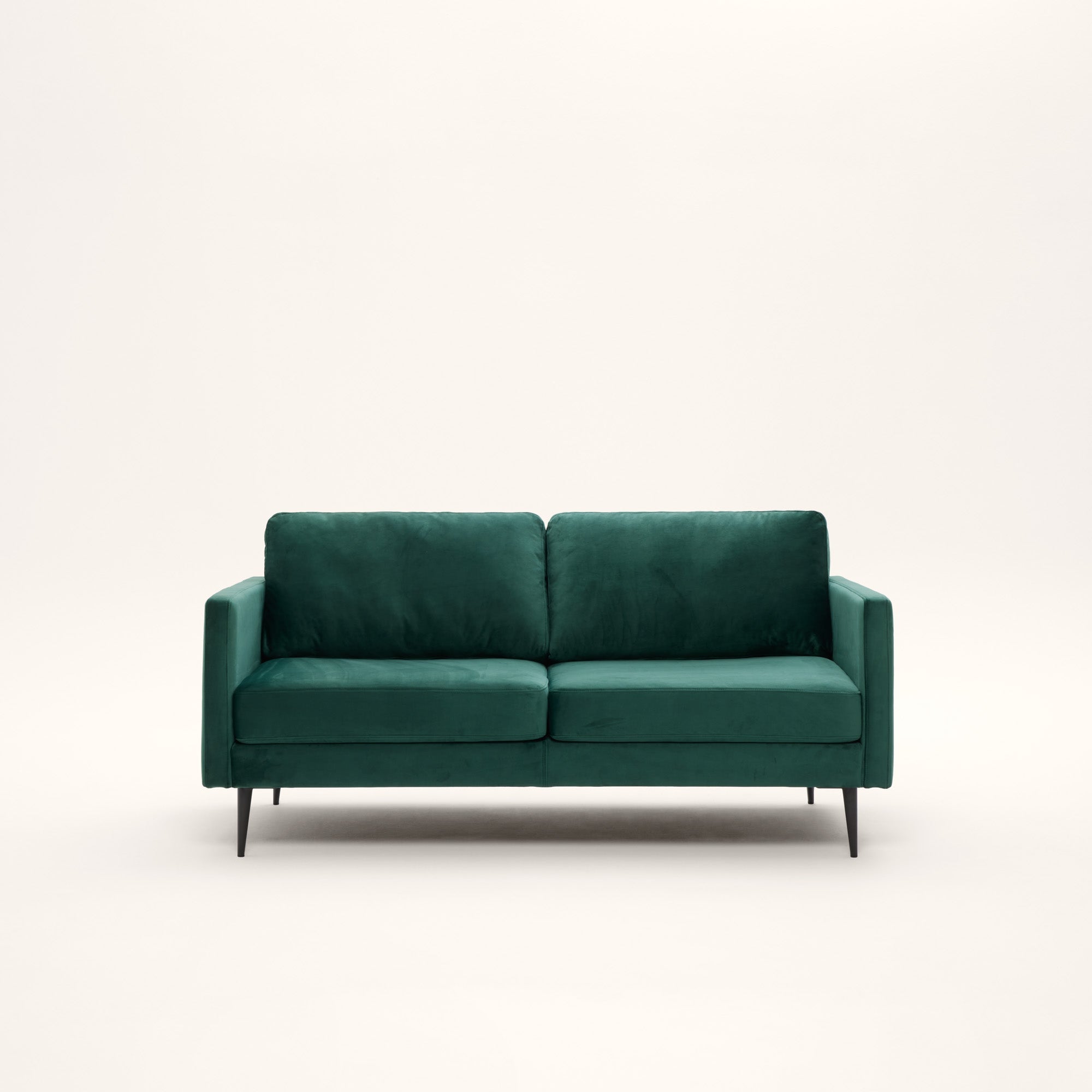 Canapé 2 places CESARE velours vert pin