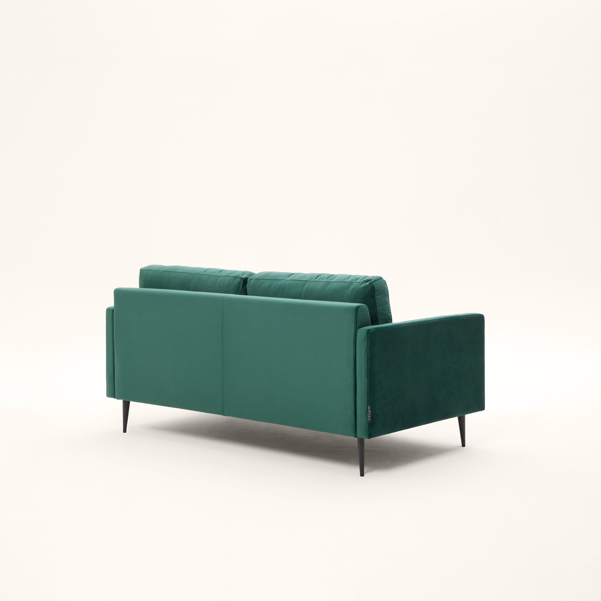 Canapé 2 places CESARE velours vert pin