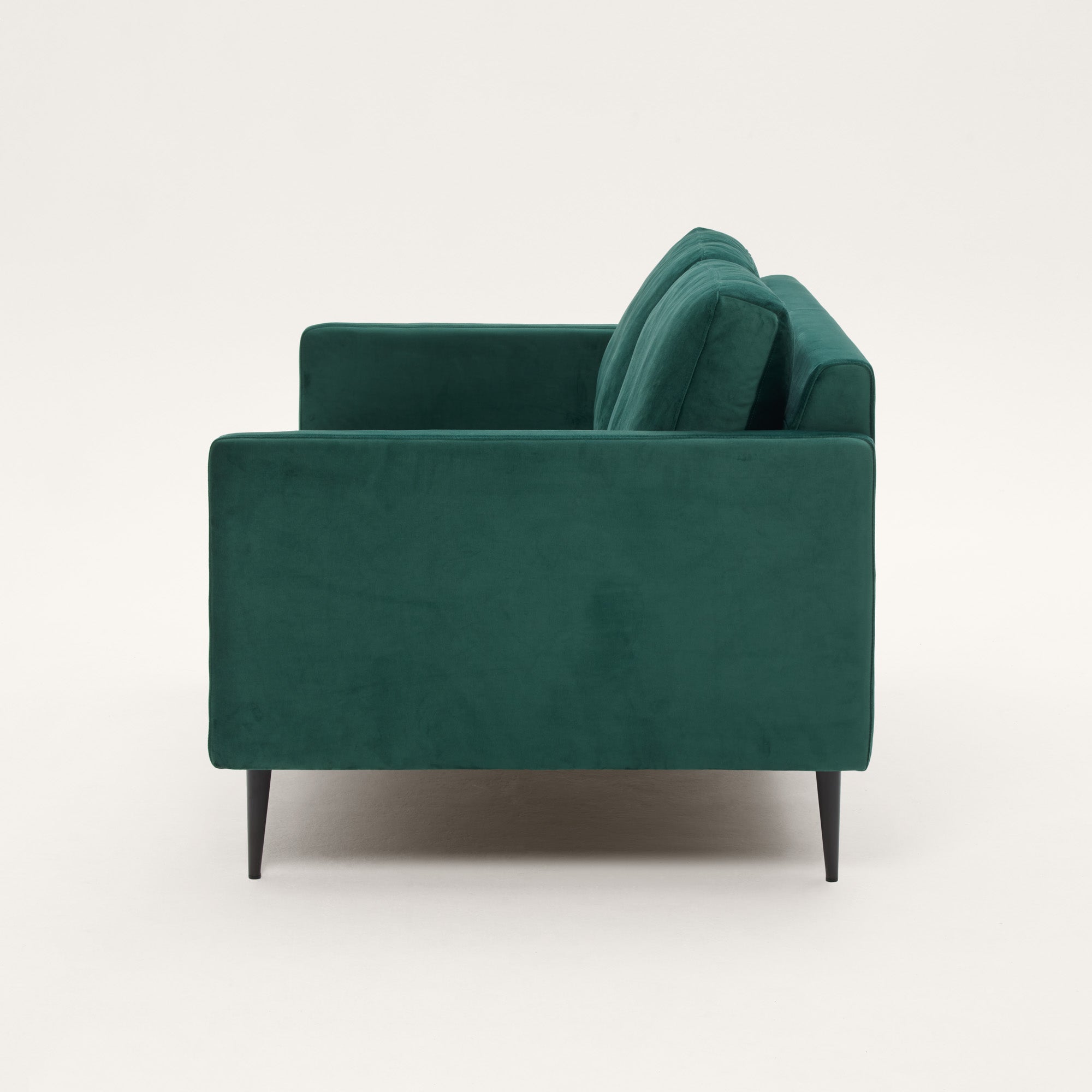 Canapé 2 places CESARE velours vert pin