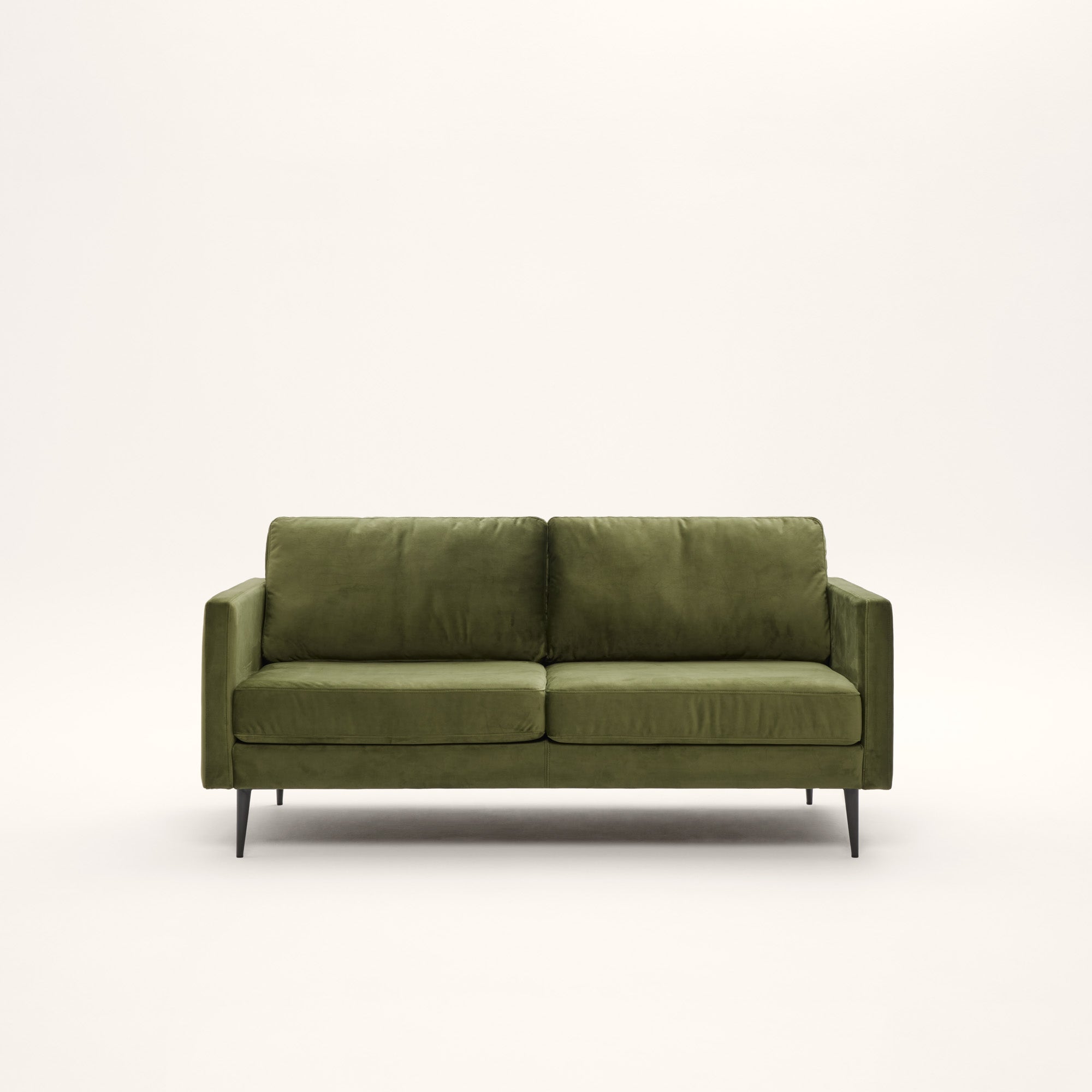 Canapé 2 places CESARE velours olivine