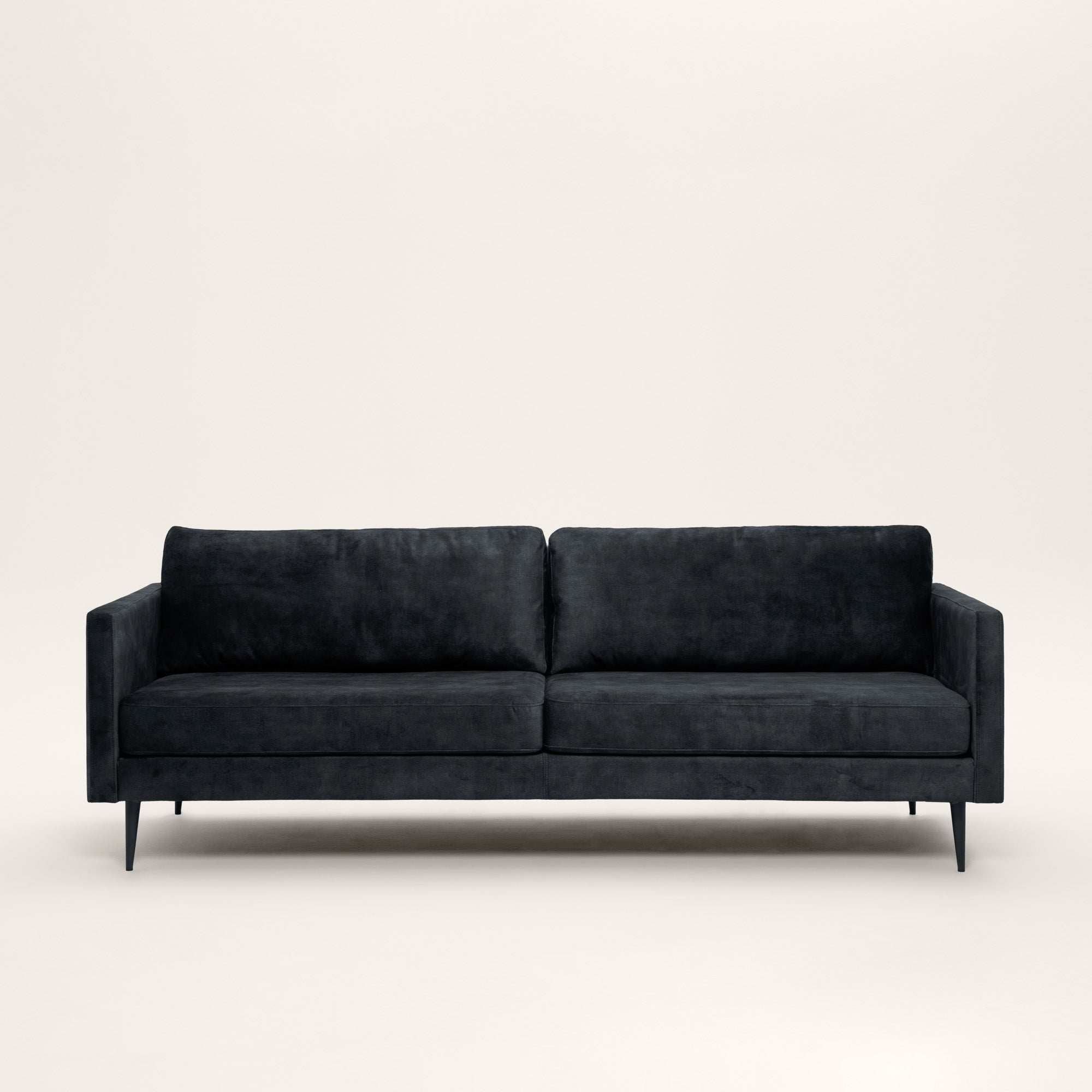 Canapé 3 places CESARE velours vintage graphite