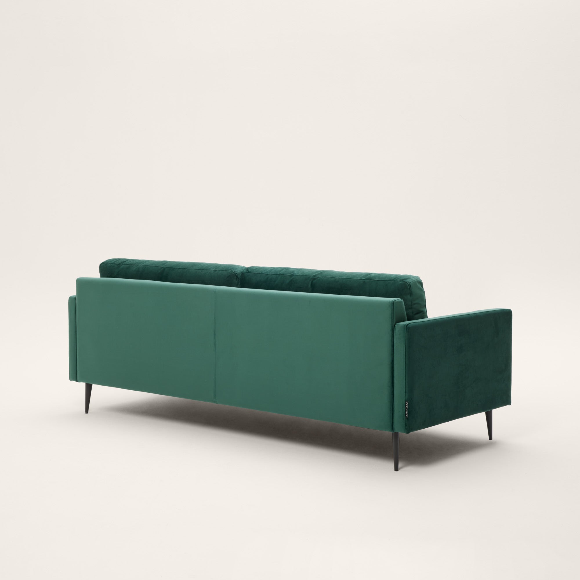 Canapé 3 places CESARE velours vert pin