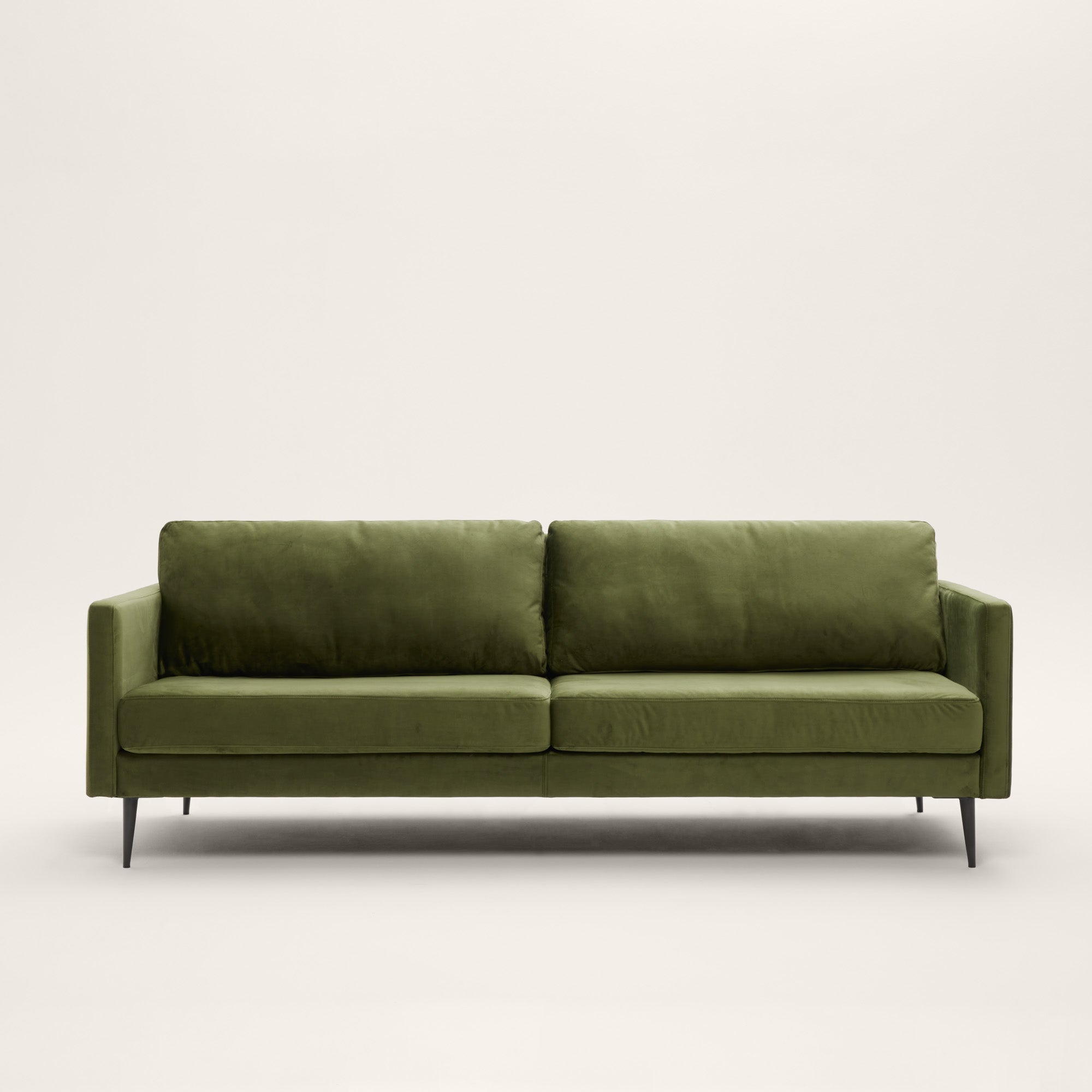 Canapé 3 places CESARE velours olivine