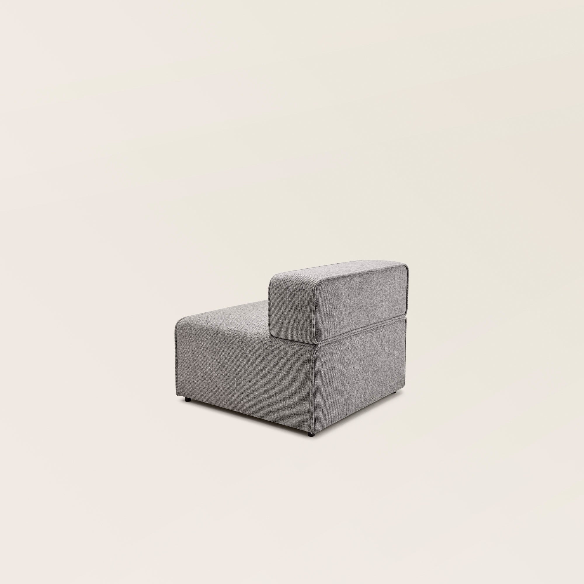 Chauffeuse modulable ANDERS gris moyen chiné