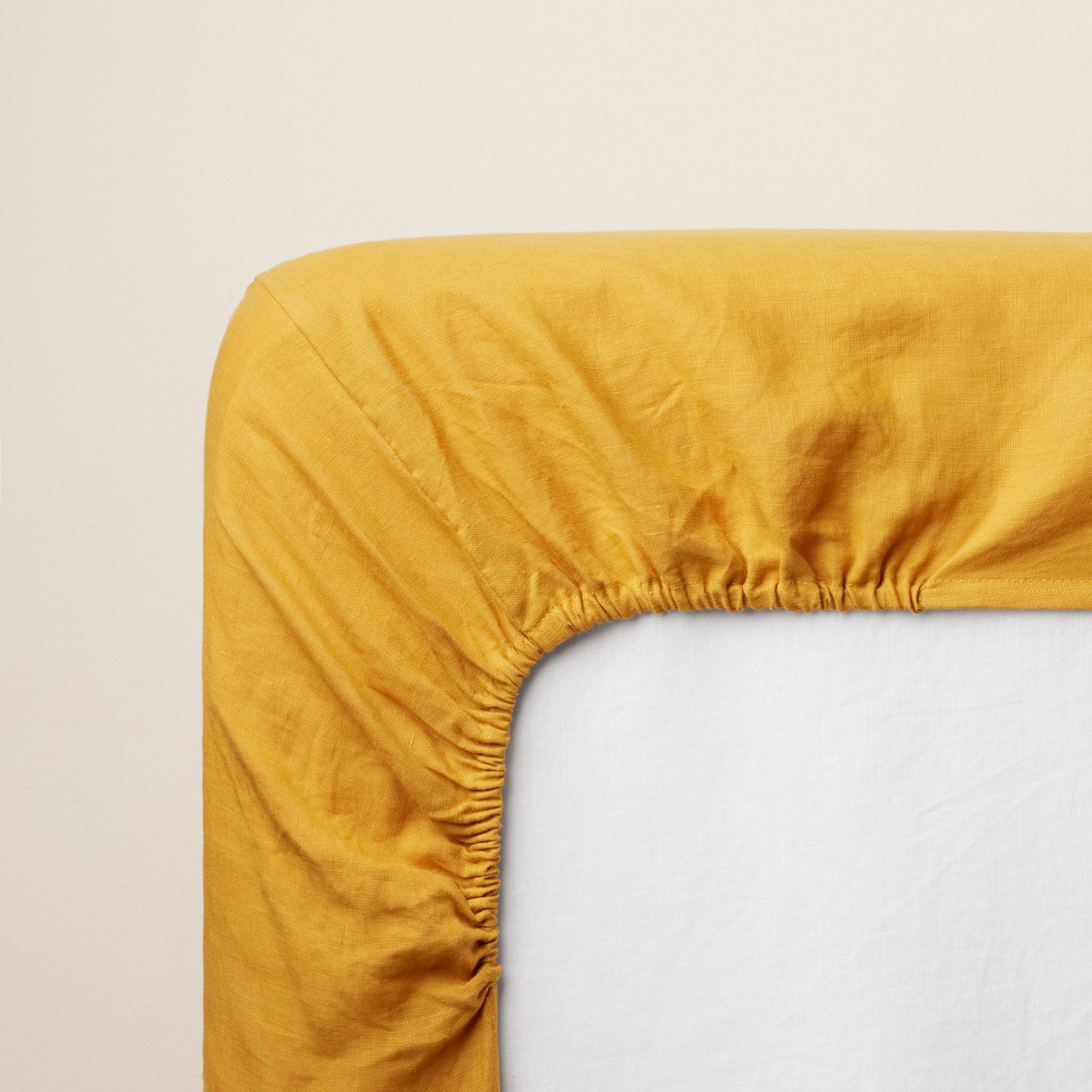 Drap Housse CARLINA ocre