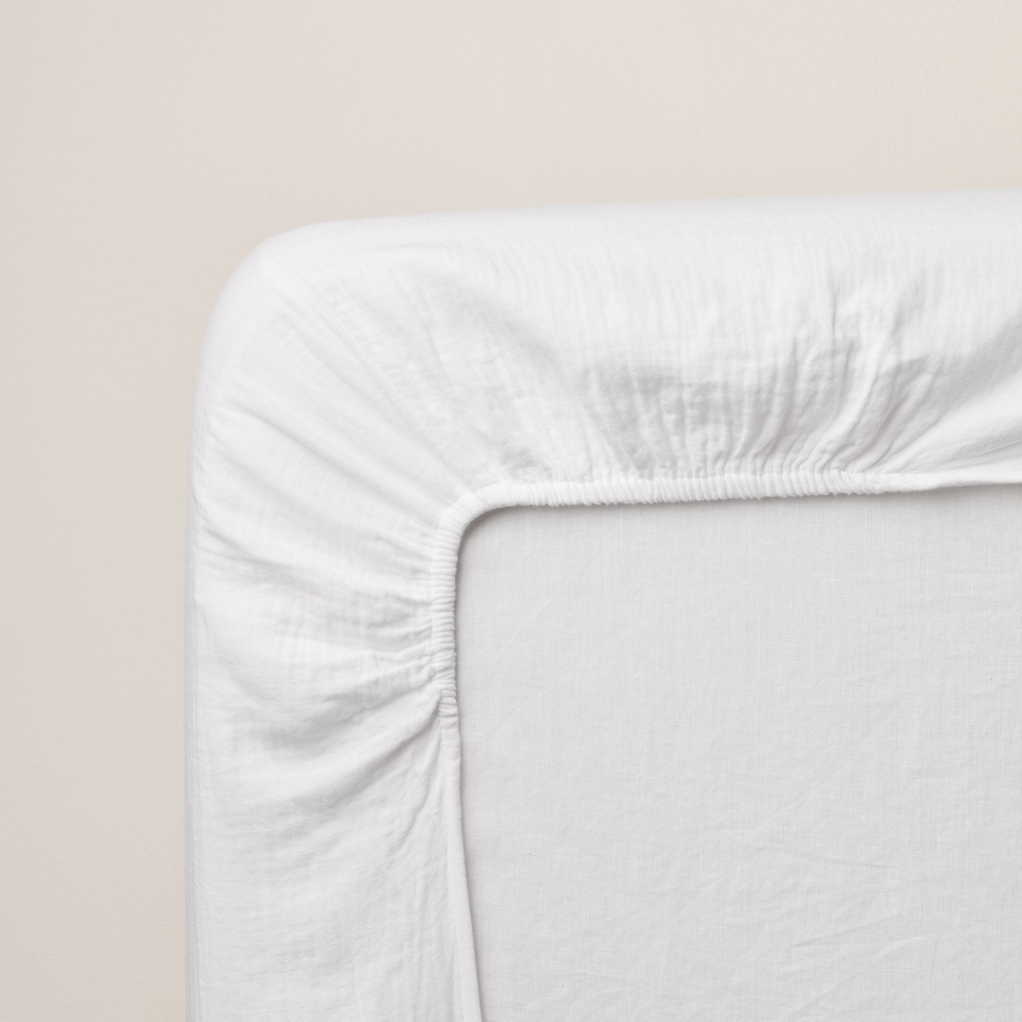 Drap Housse LOU blanc coton