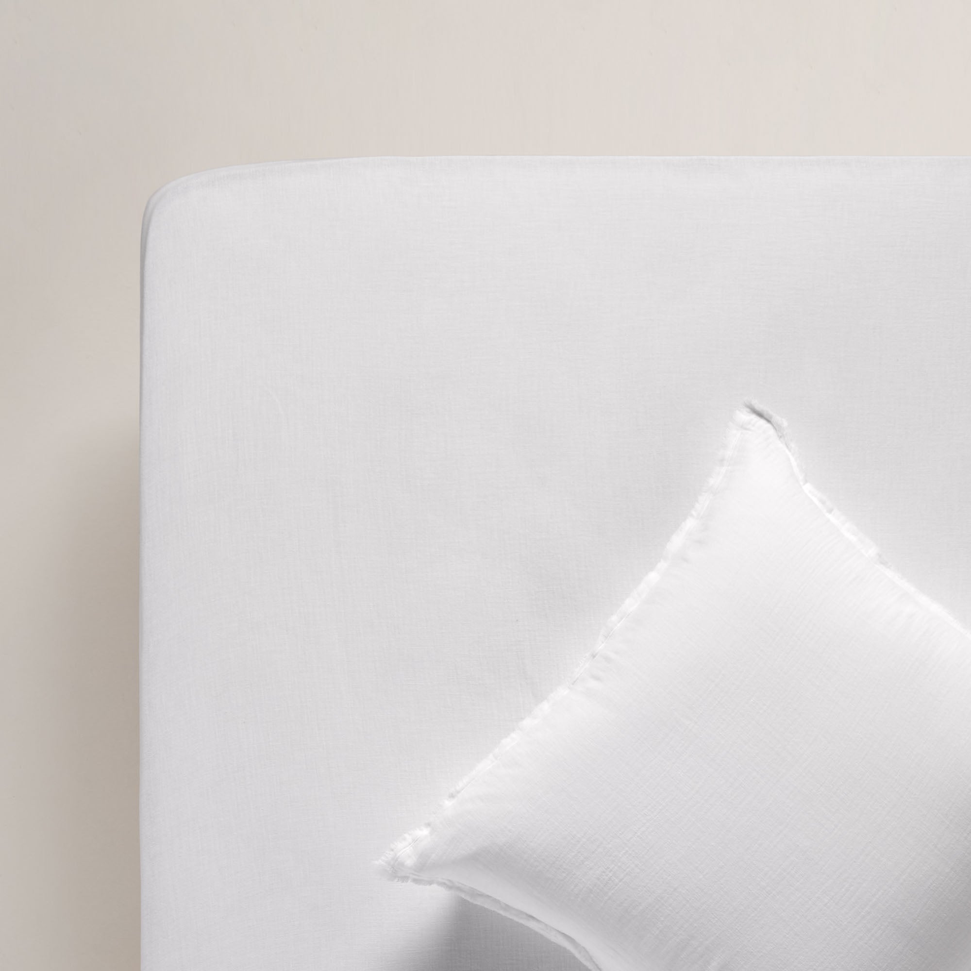 Drap Housse LOU blanc coton