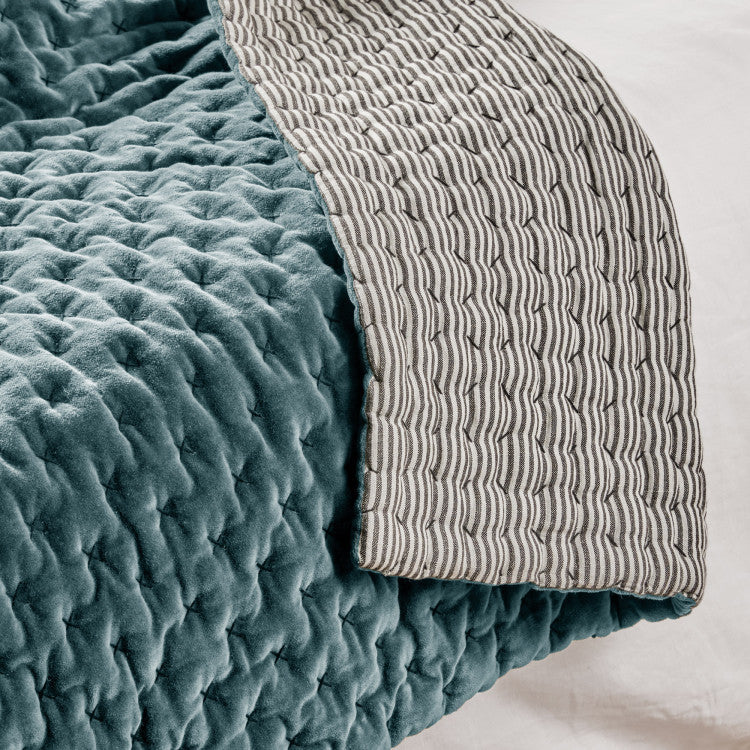 Edredon MALO kaki grisé