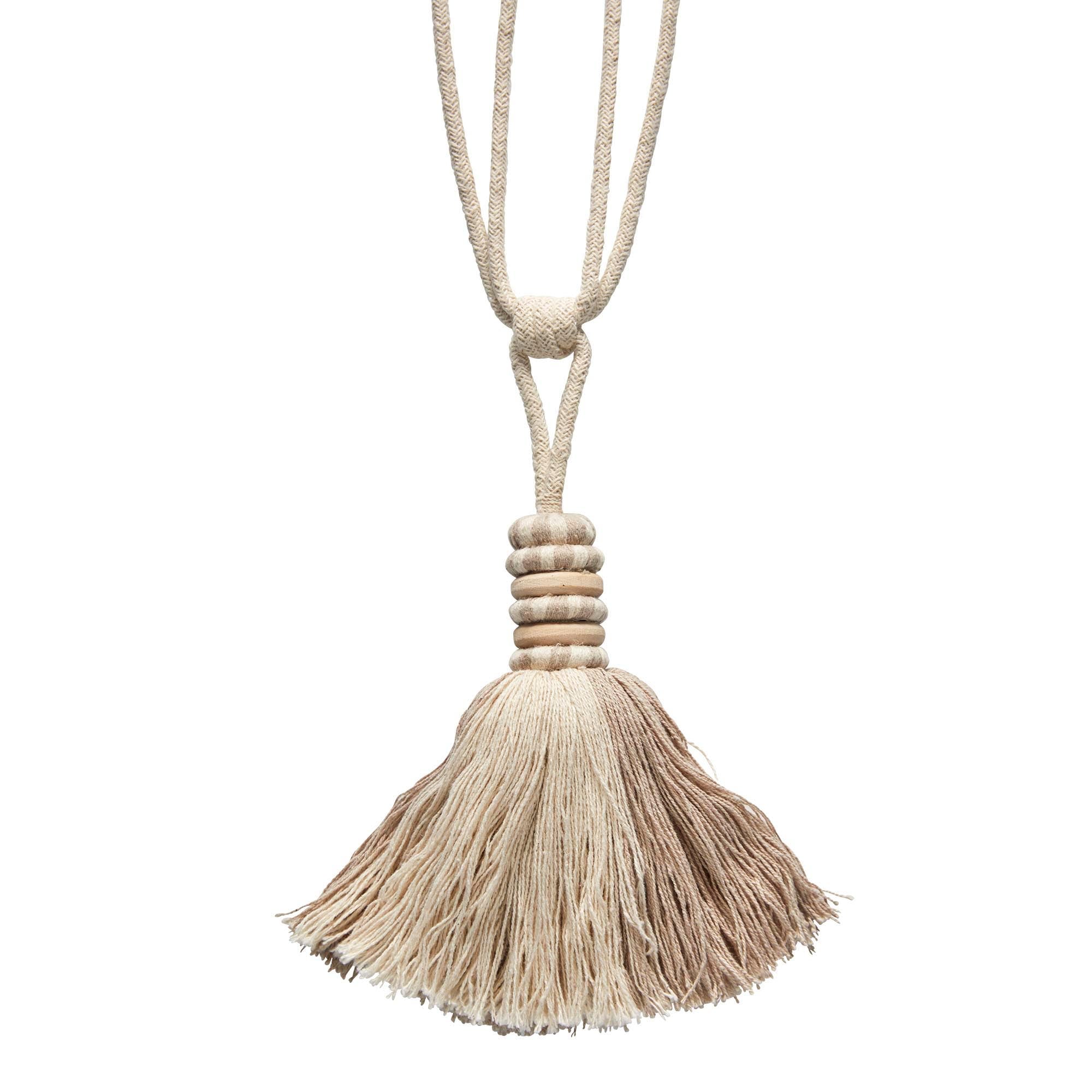 Embrasse pompon PALMA beige