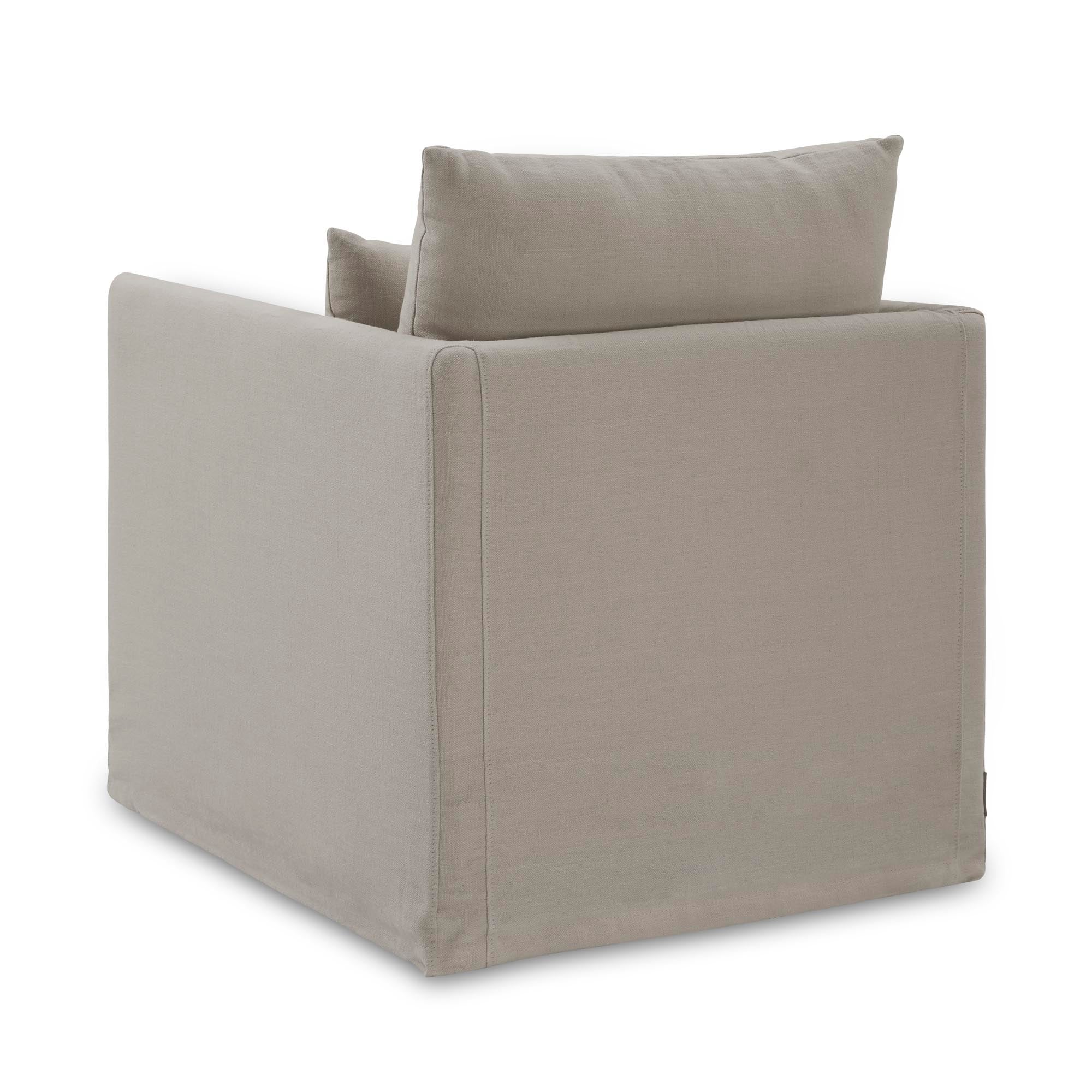 Fauteuil BOHEME beige doré