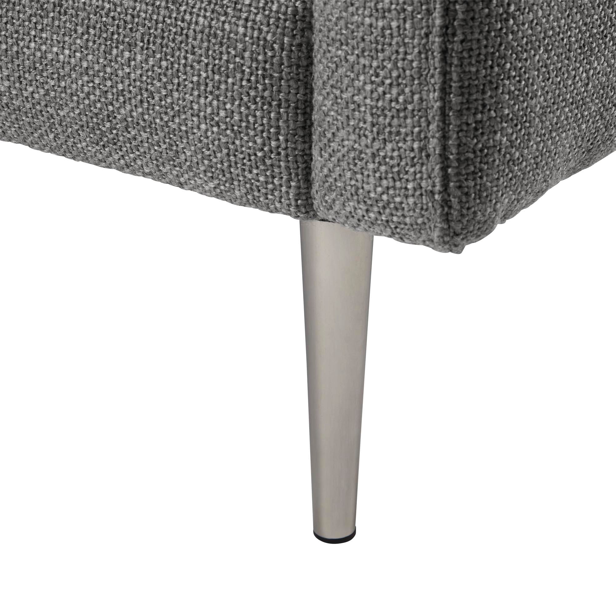 Fauteuil JOREL canevas gris moyen