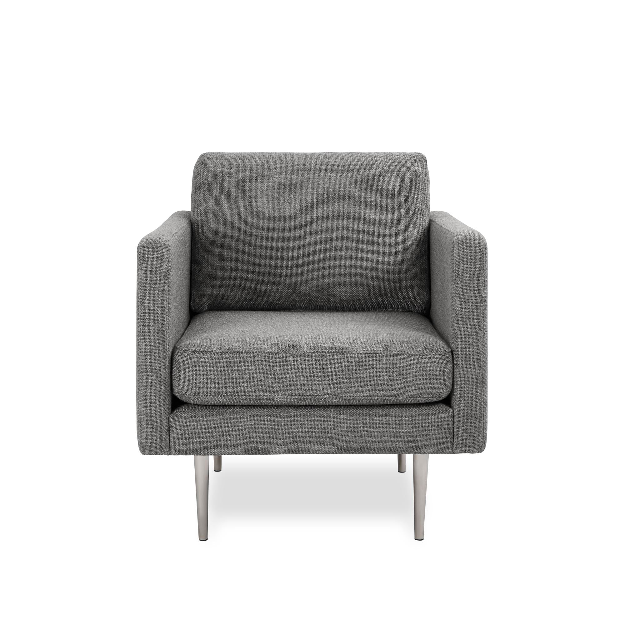 Fauteuil JOREL canevas gris moyen