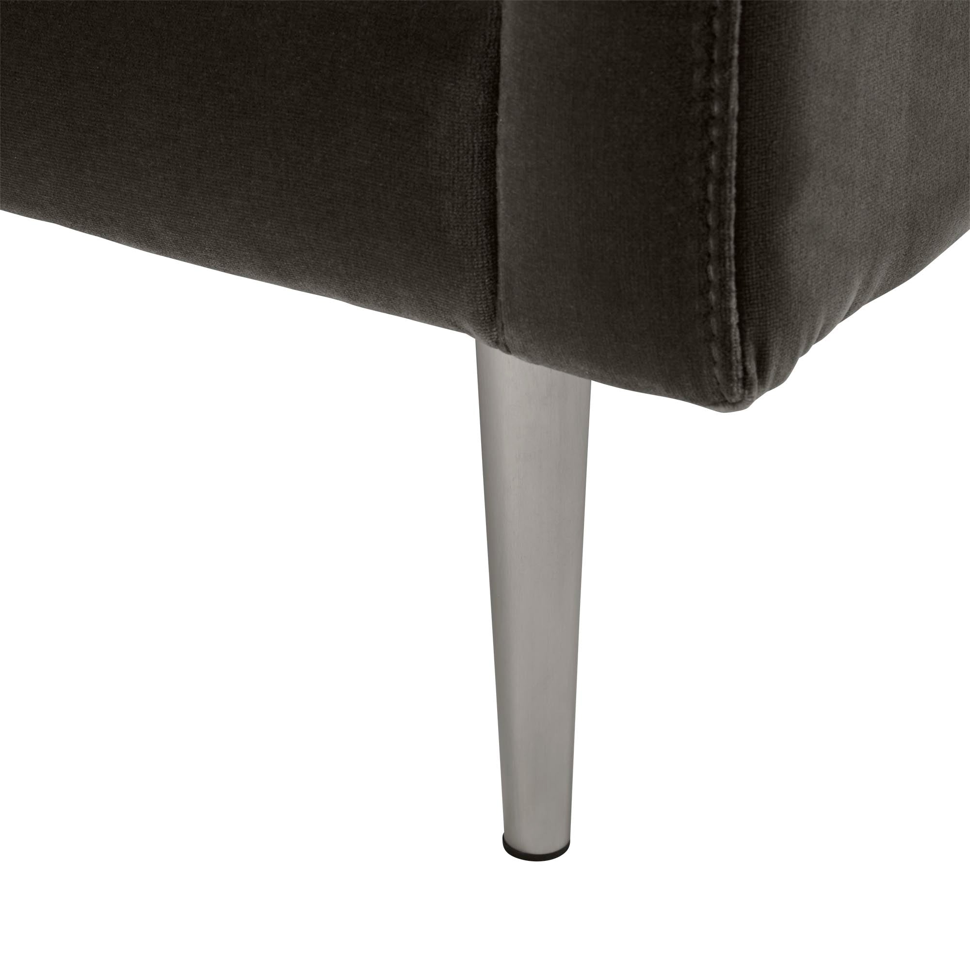 Fauteuil JOREL velours gris