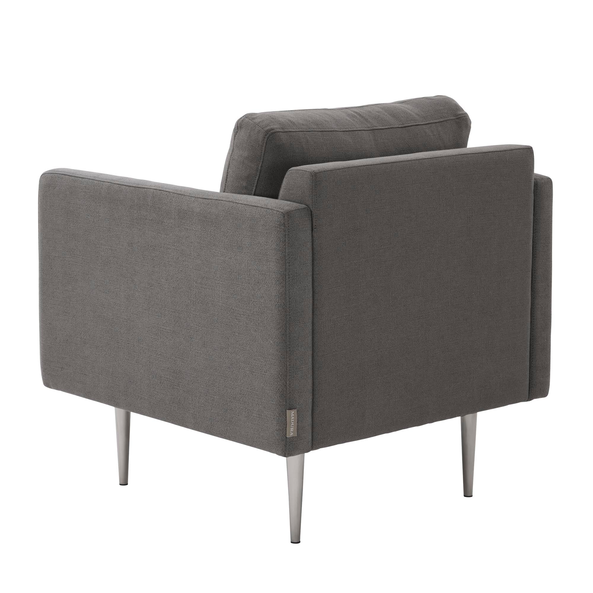Fauteuil JOREL toile gris