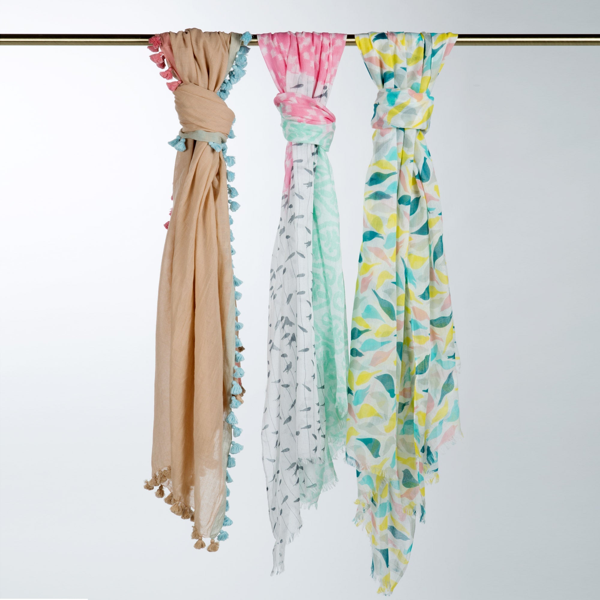 Foulard NOMADE bleu et orange