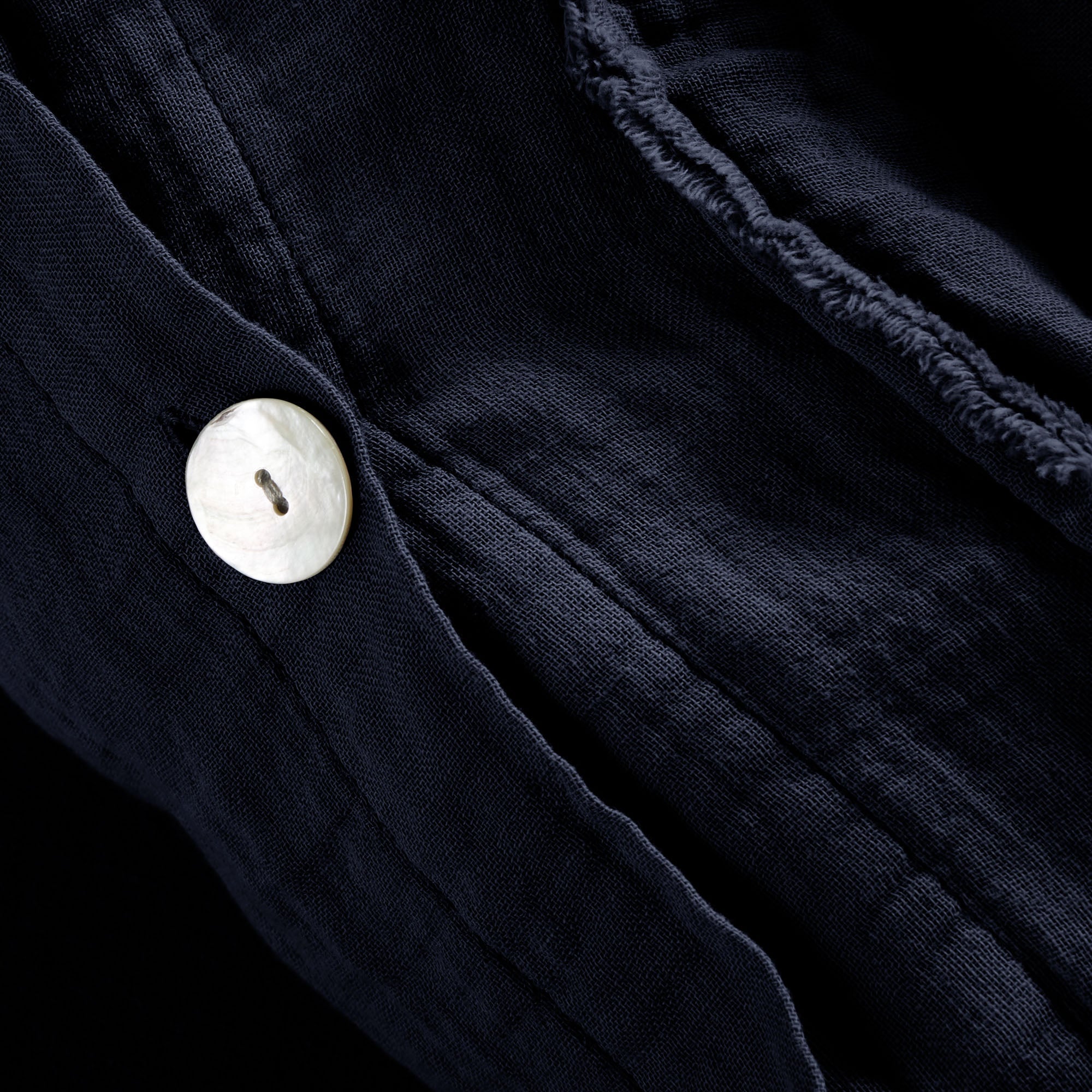 Housse de couette LOU encre bleue