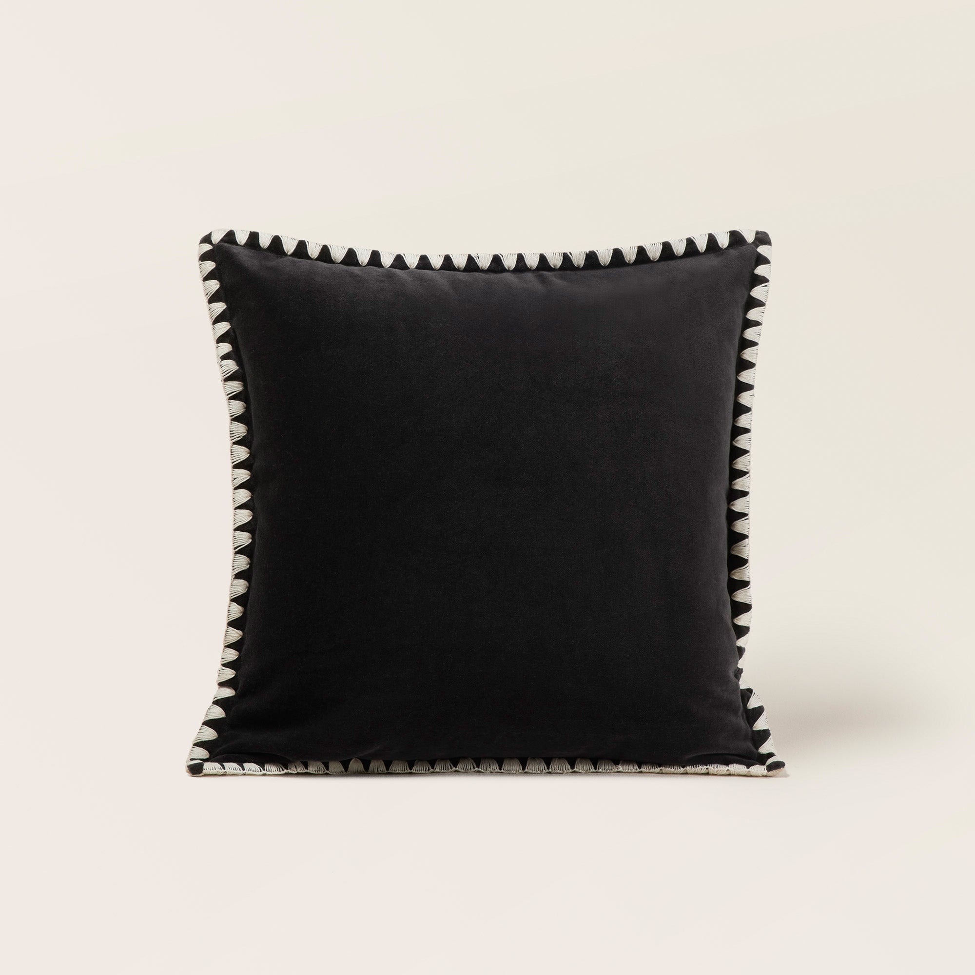 Housse de coussin ANJALI carbone