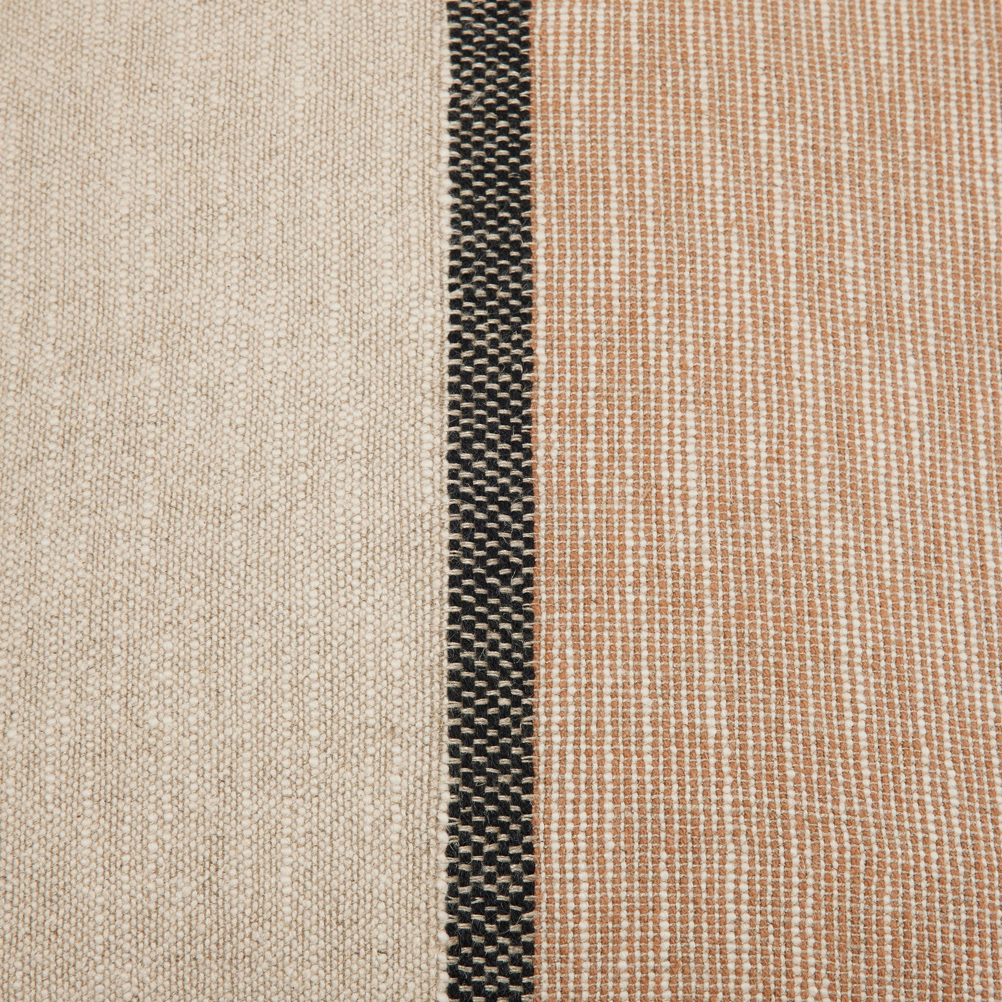 Housse de coussin HARI naturel et brun