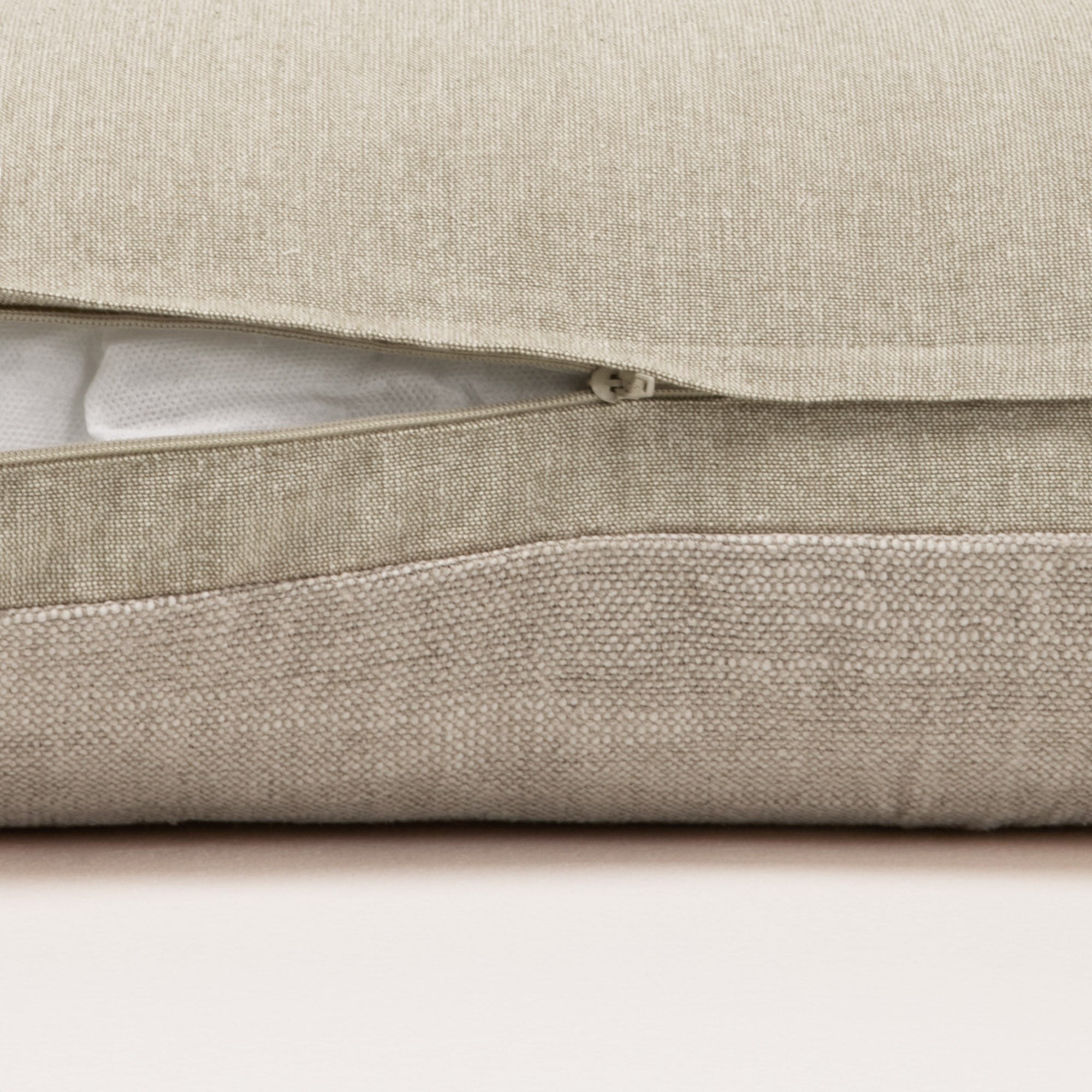 Housse de coussin HARI naturel et brun