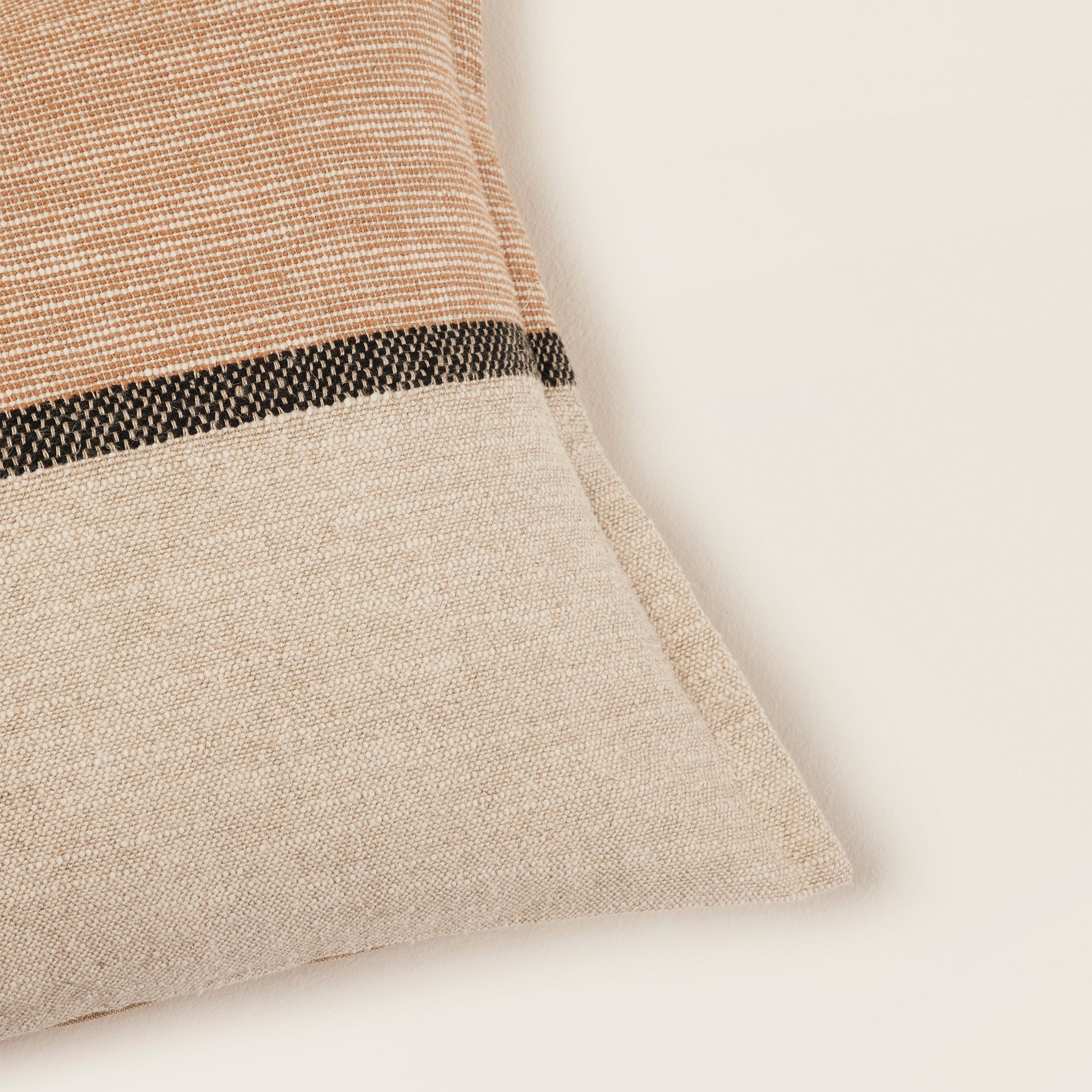 Housse de coussin HARI naturel et brun