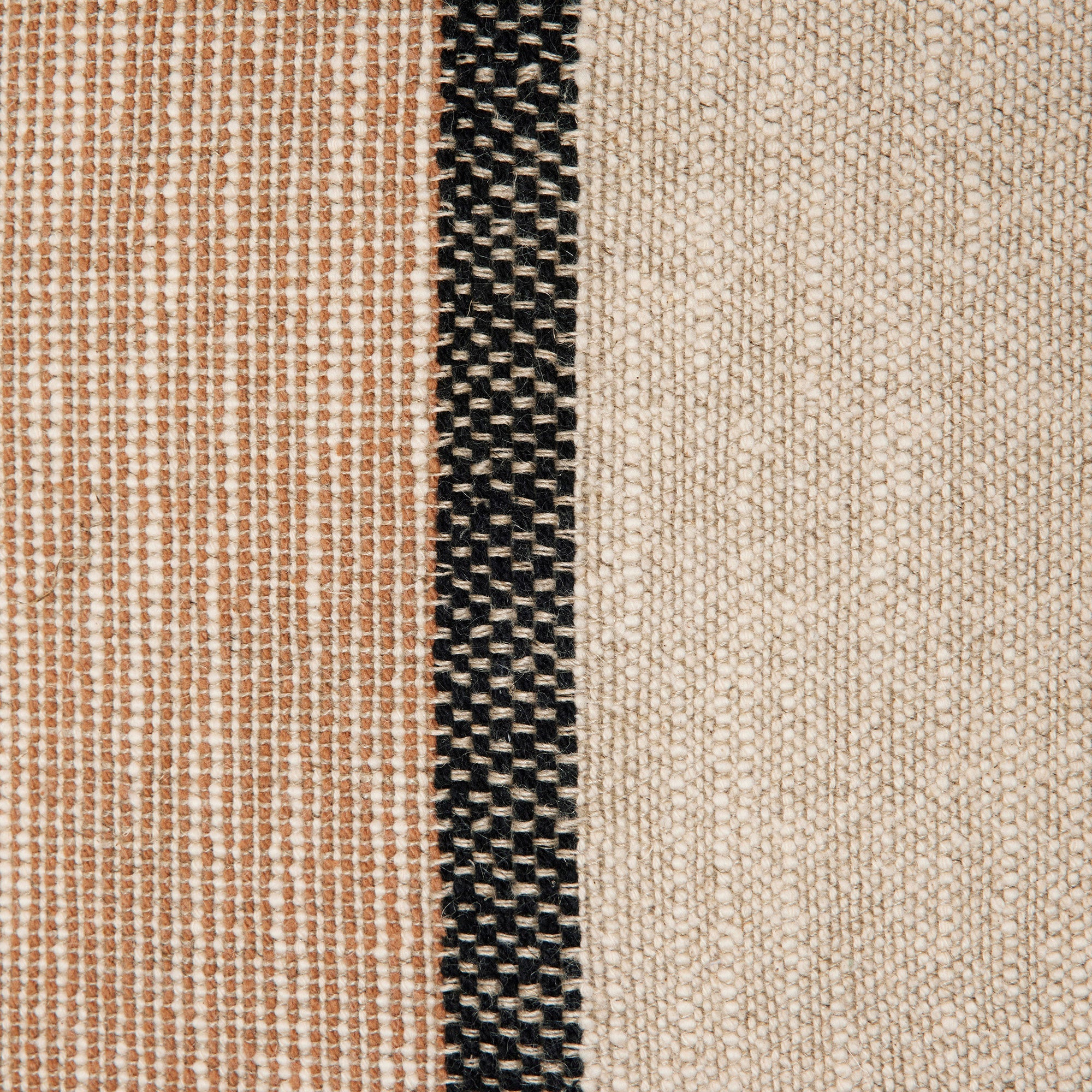 Housse de coussin HARI naturel et brun