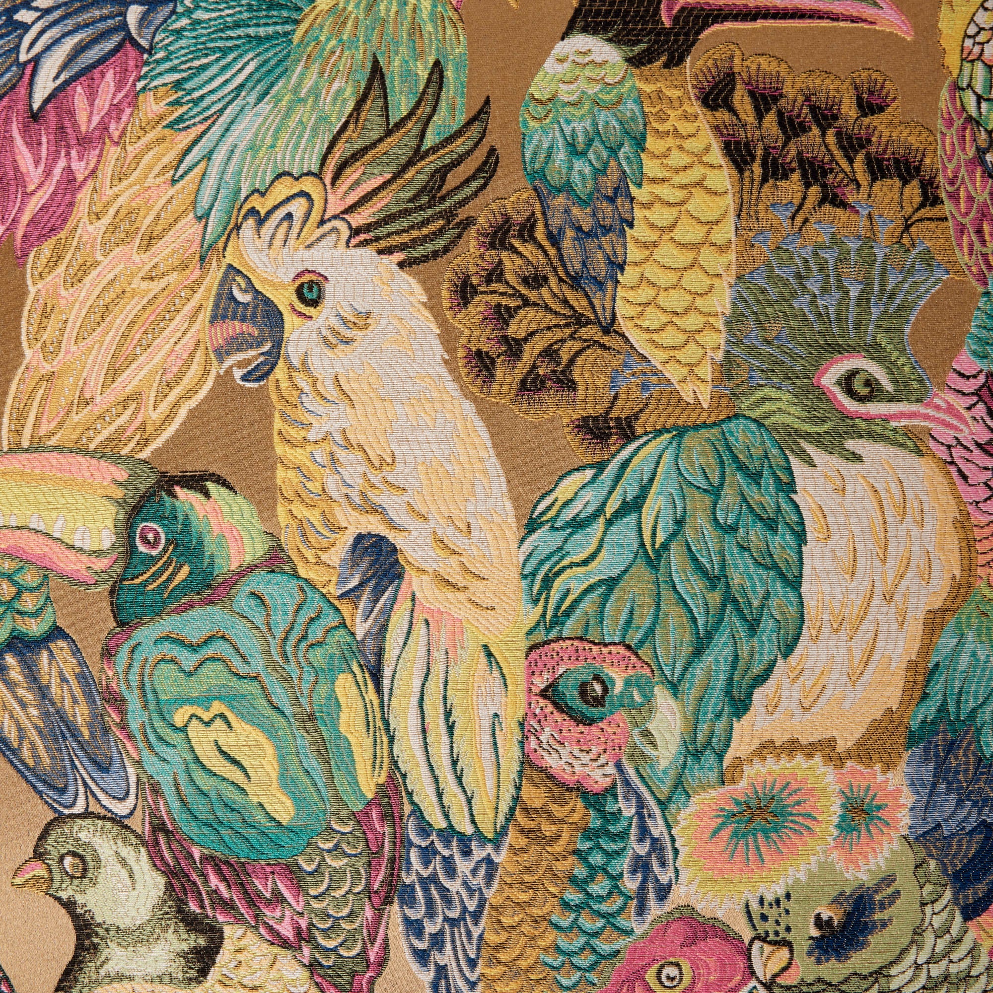 Housse de coussin JUNGLE BIRDS macao