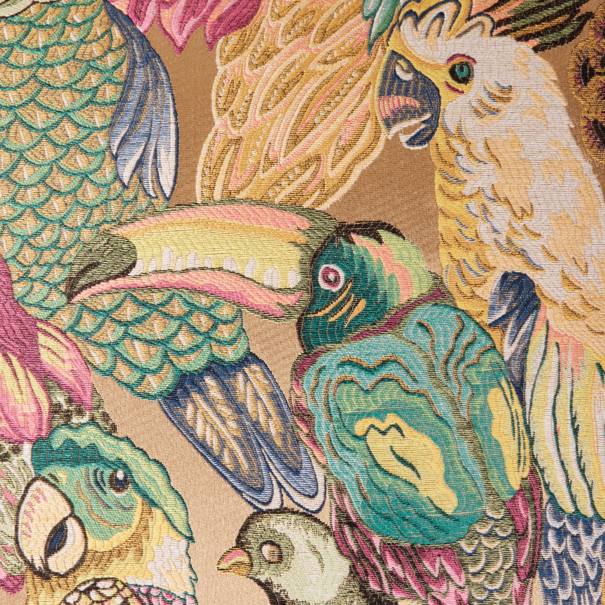 Housse de coussin JUNGLE BIRDS macao