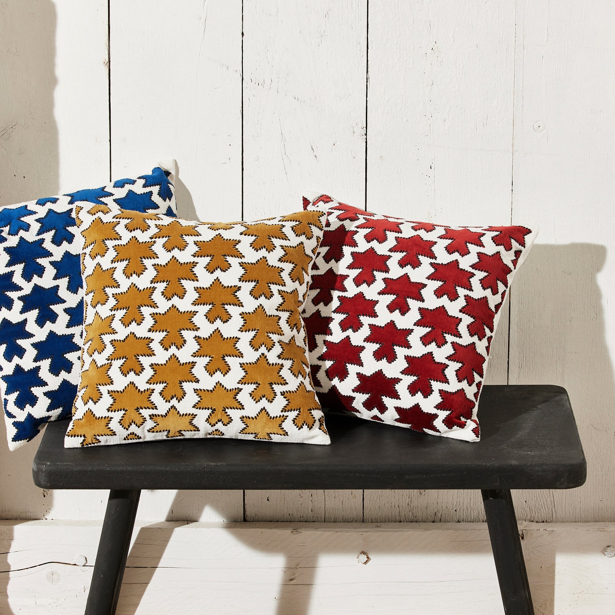 Housse de coussin KAKTUS bleu nuit