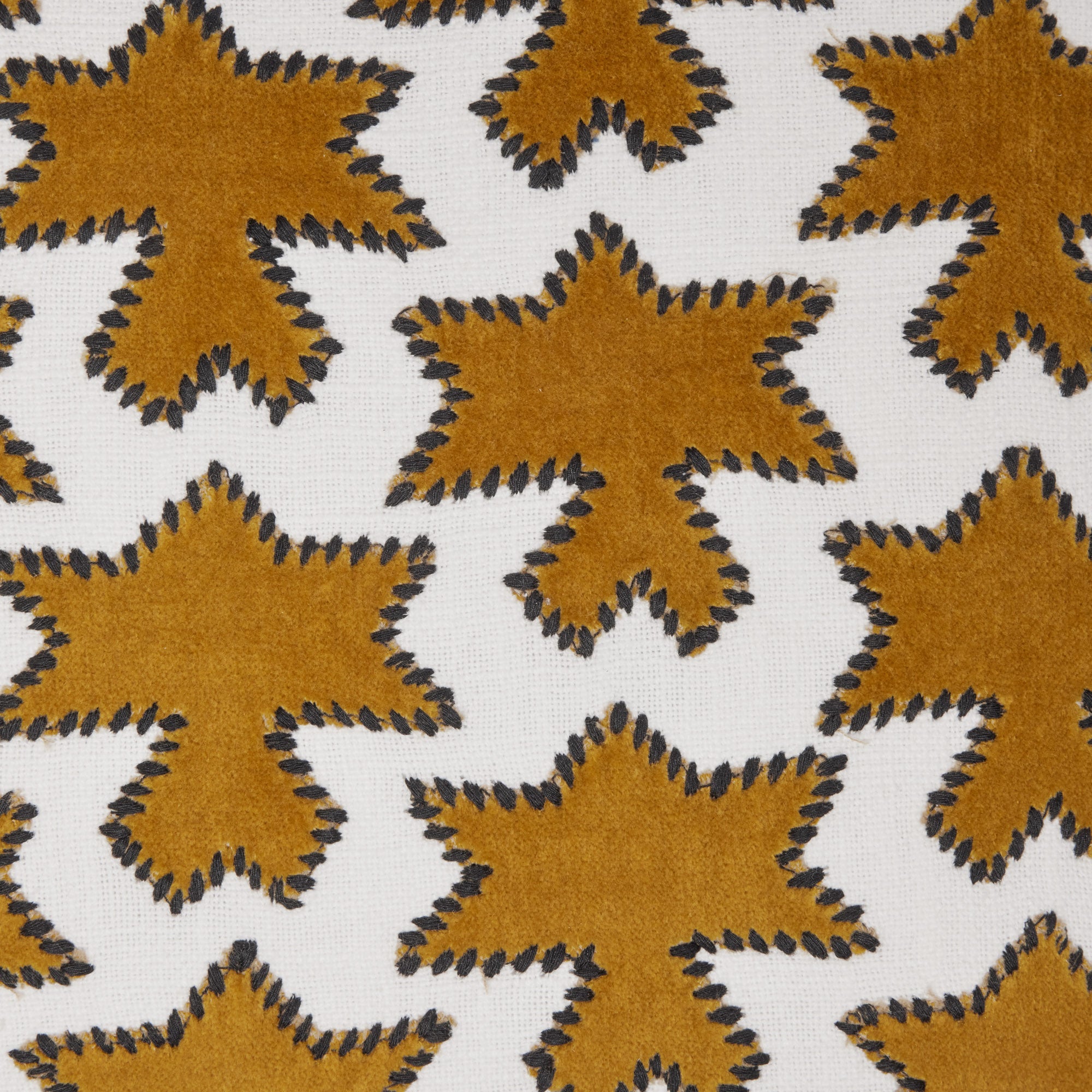 Housse de coussin KAKTUS jaune moutarde
