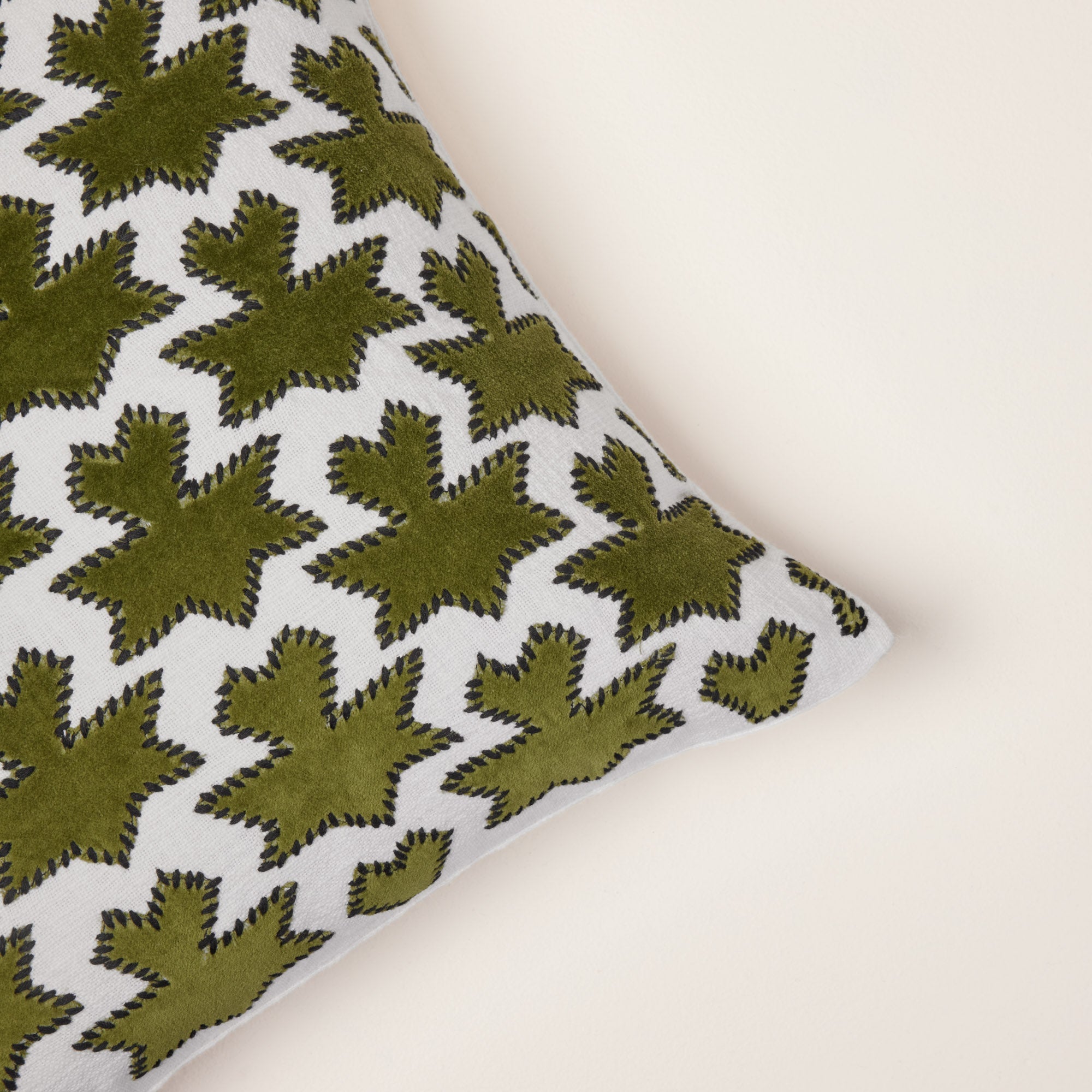 Housse de coussin KAKTUS vert mousse