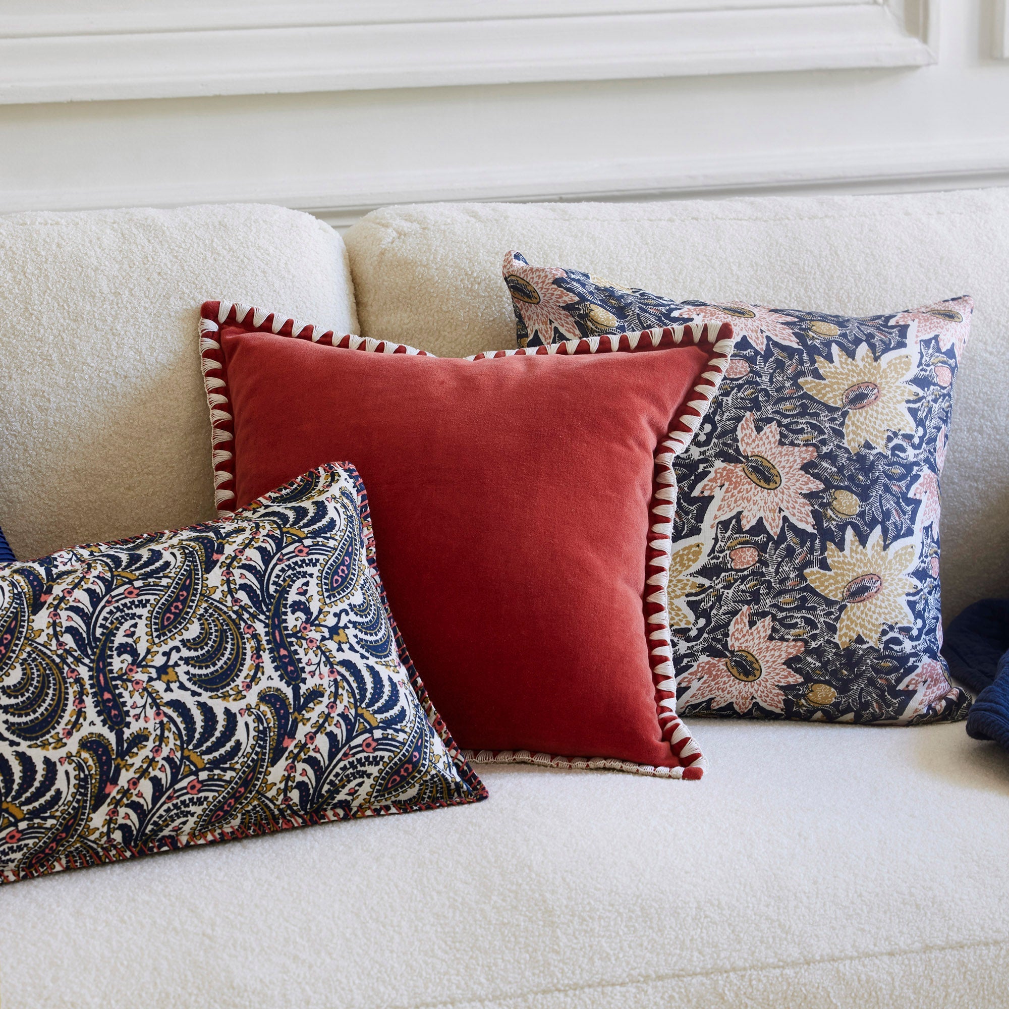 Housse de coussin KEYA encre