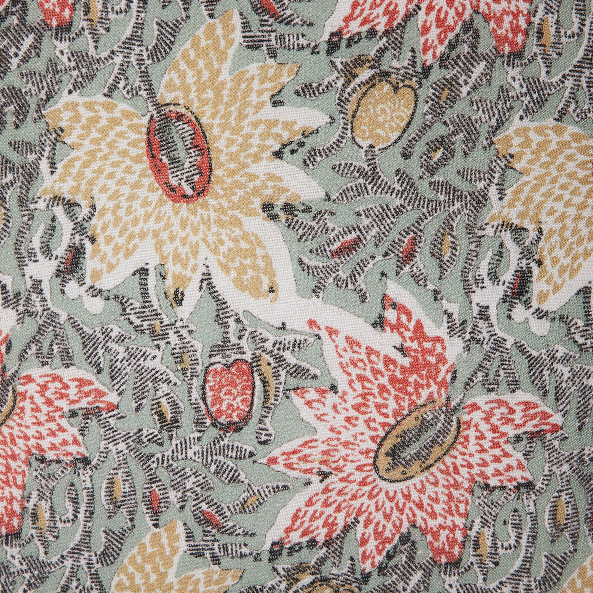 Housse de coussin KEYA vert de gris