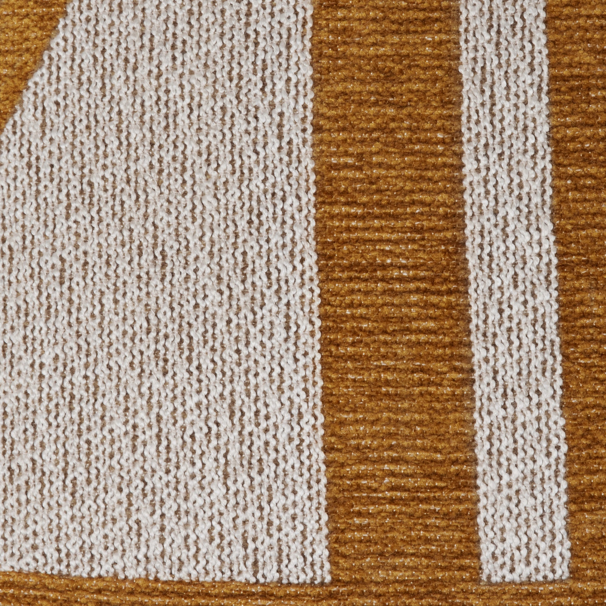 Housse de coussin NILS moutarde et naturel