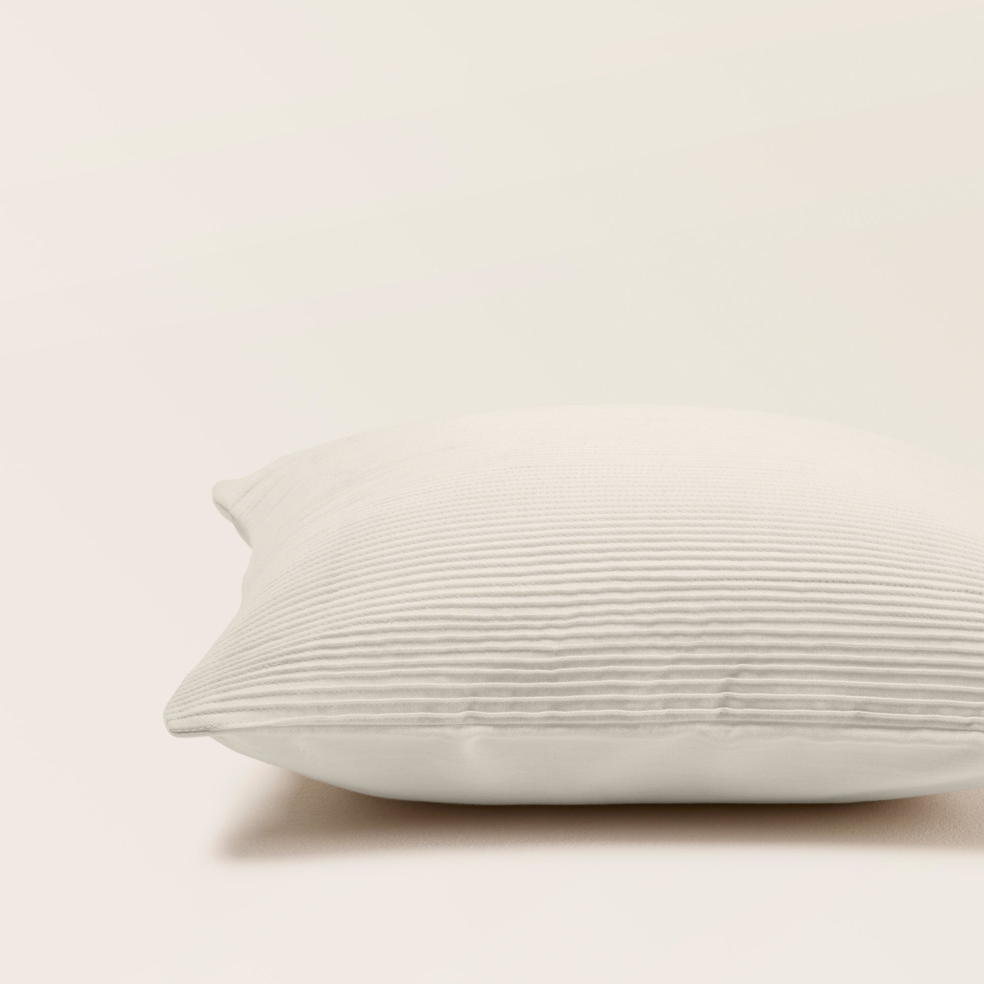 Housse de coussin ONDINE ivoire