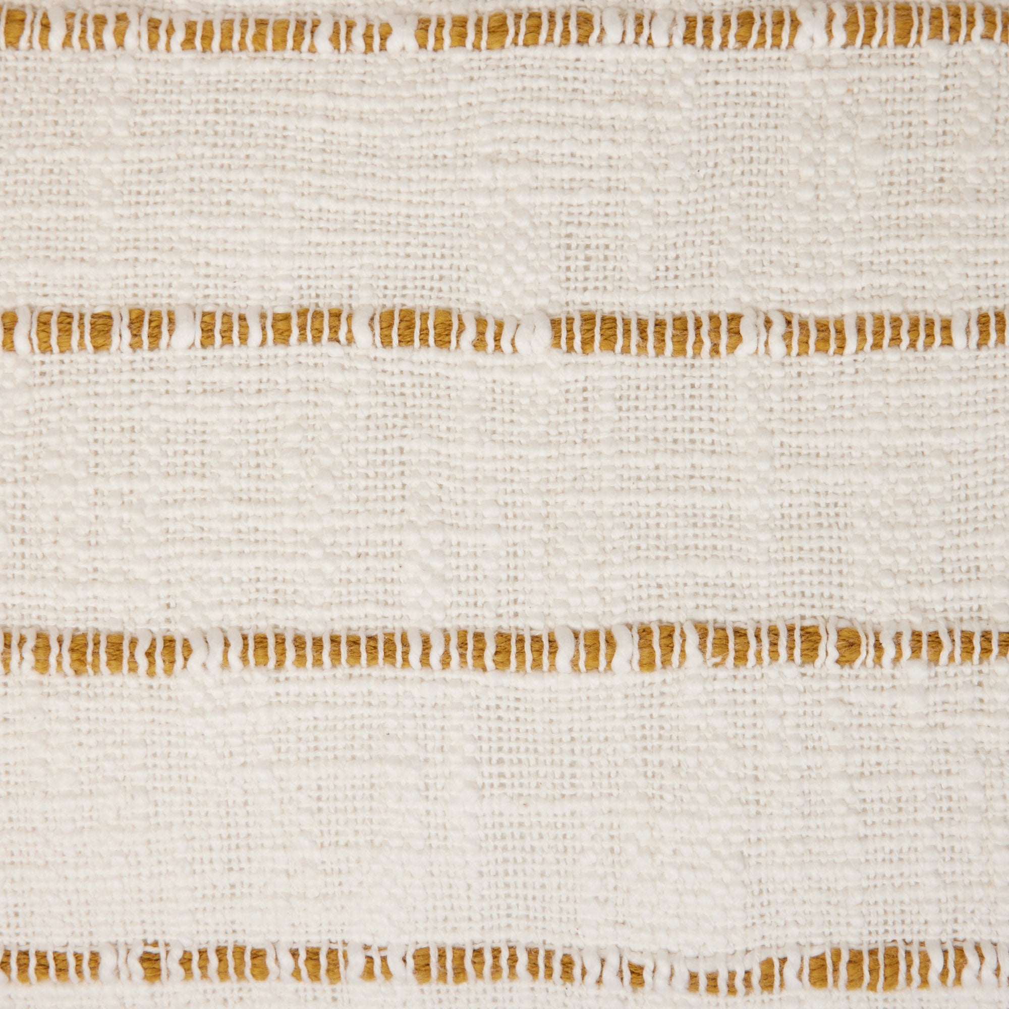 Housse de coussin TAHA ivoire et ocre
