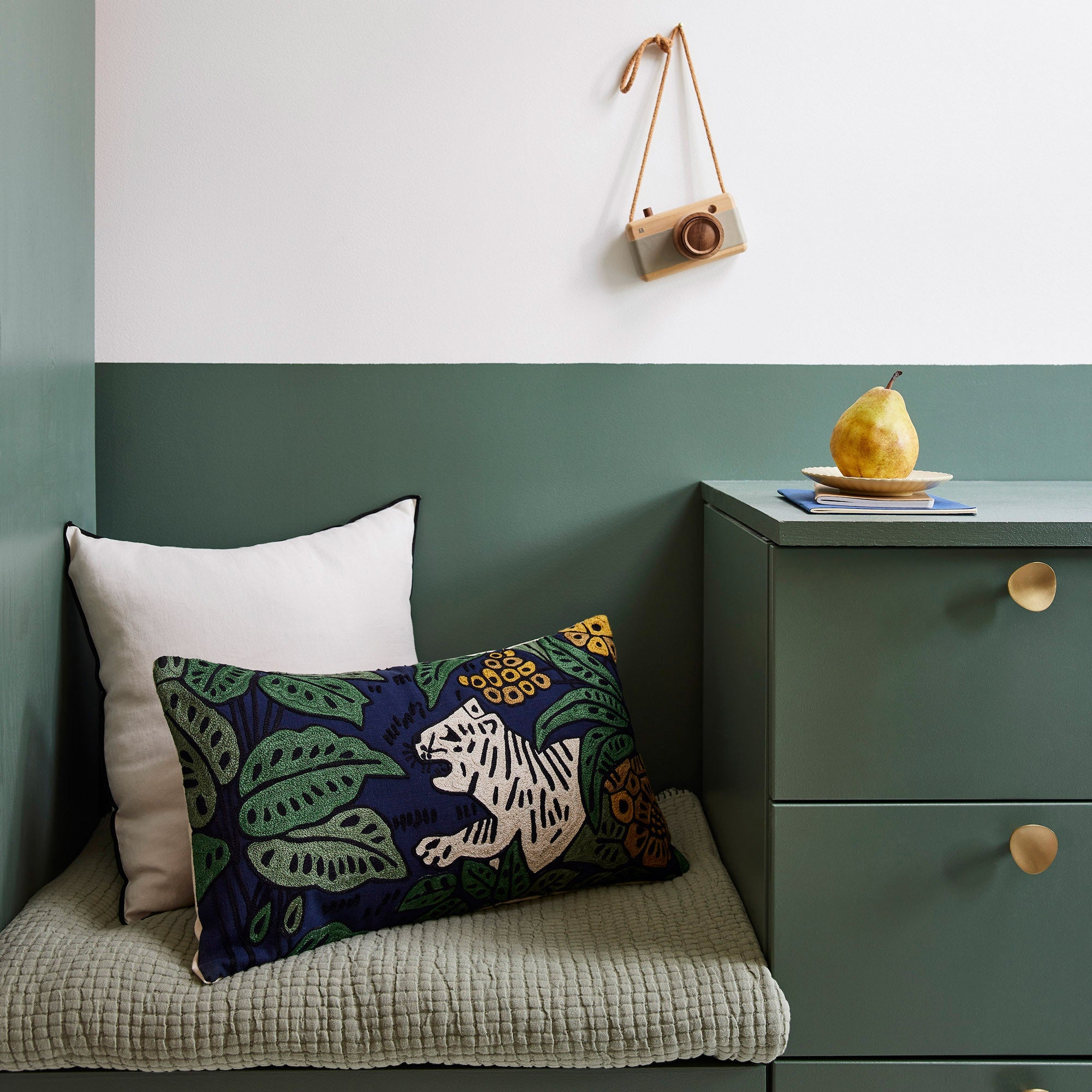 Housse de coussin TIGRIS encre