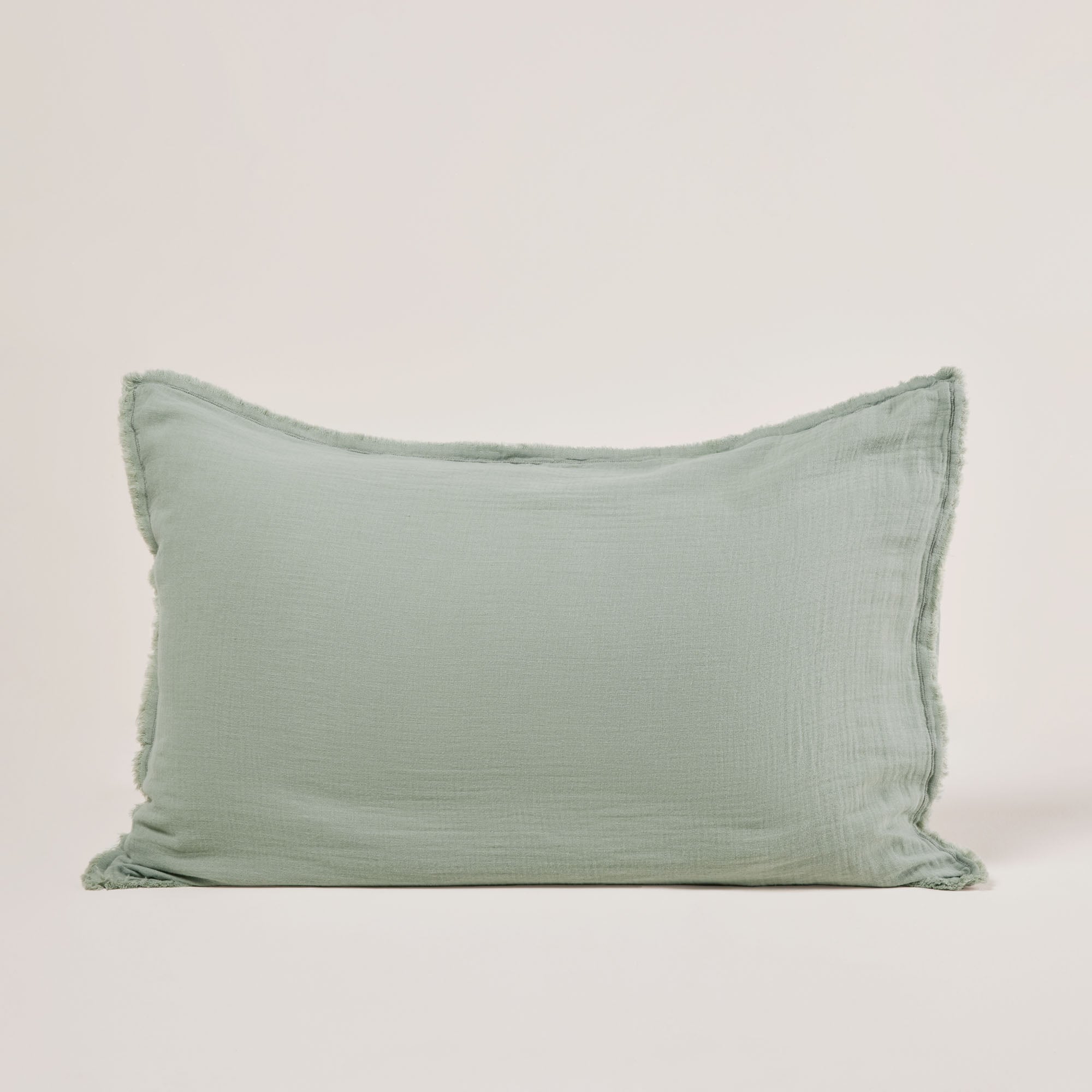 Lot de 2 taies d'oreiller LOU sauge