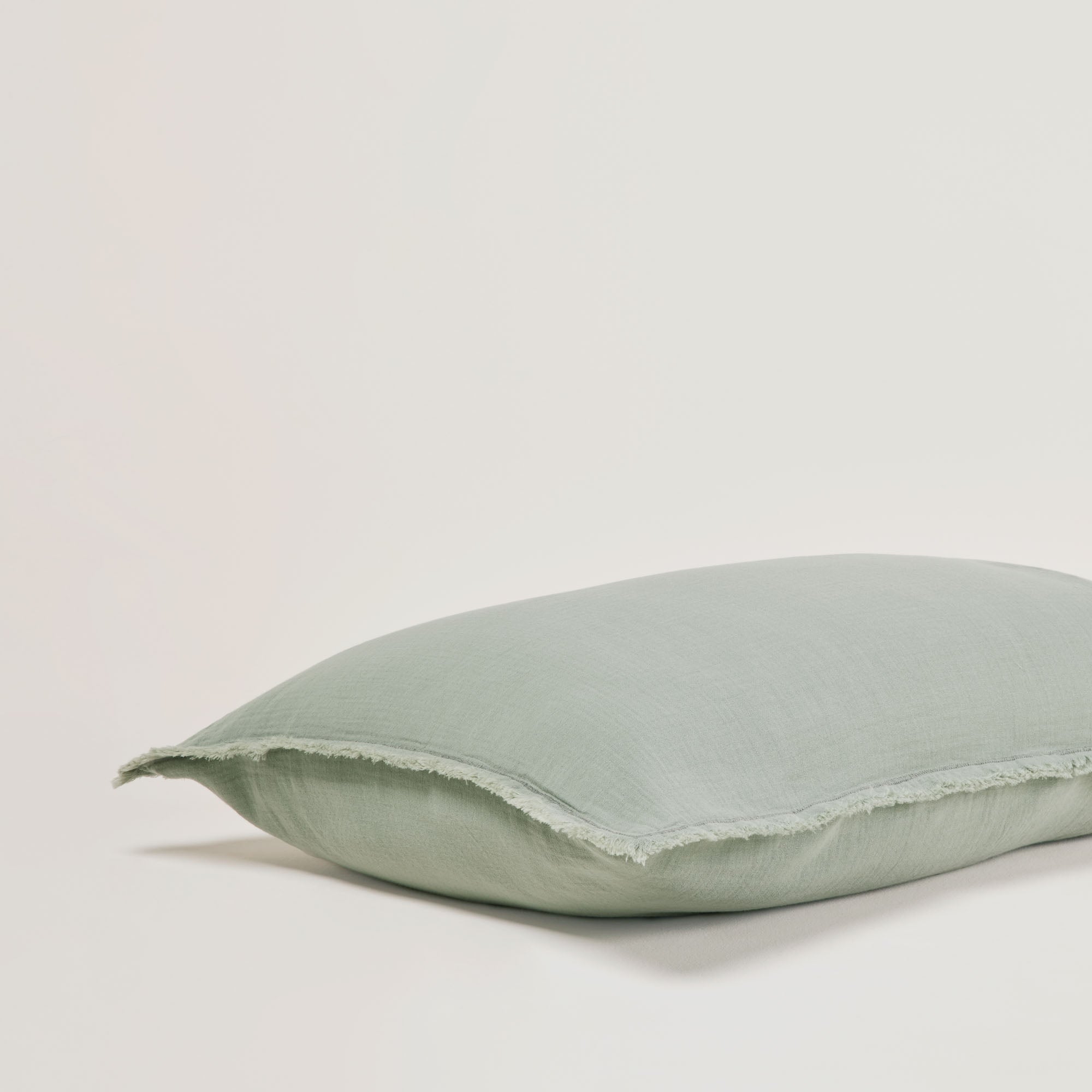 Lot de 2 taies d'oreiller LOU sauge