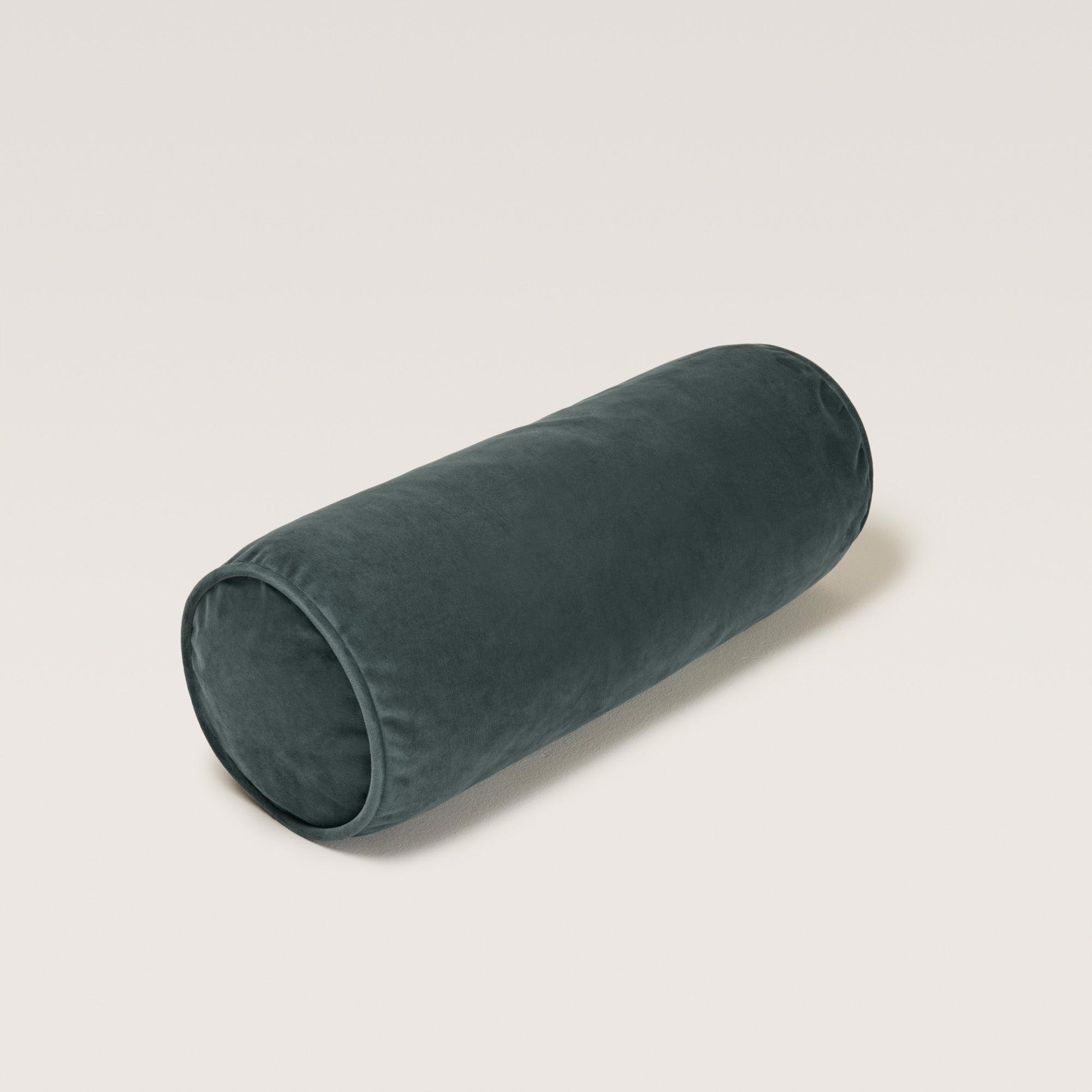 Lot de 2 traversins CESARE velours vintage kaki grisé