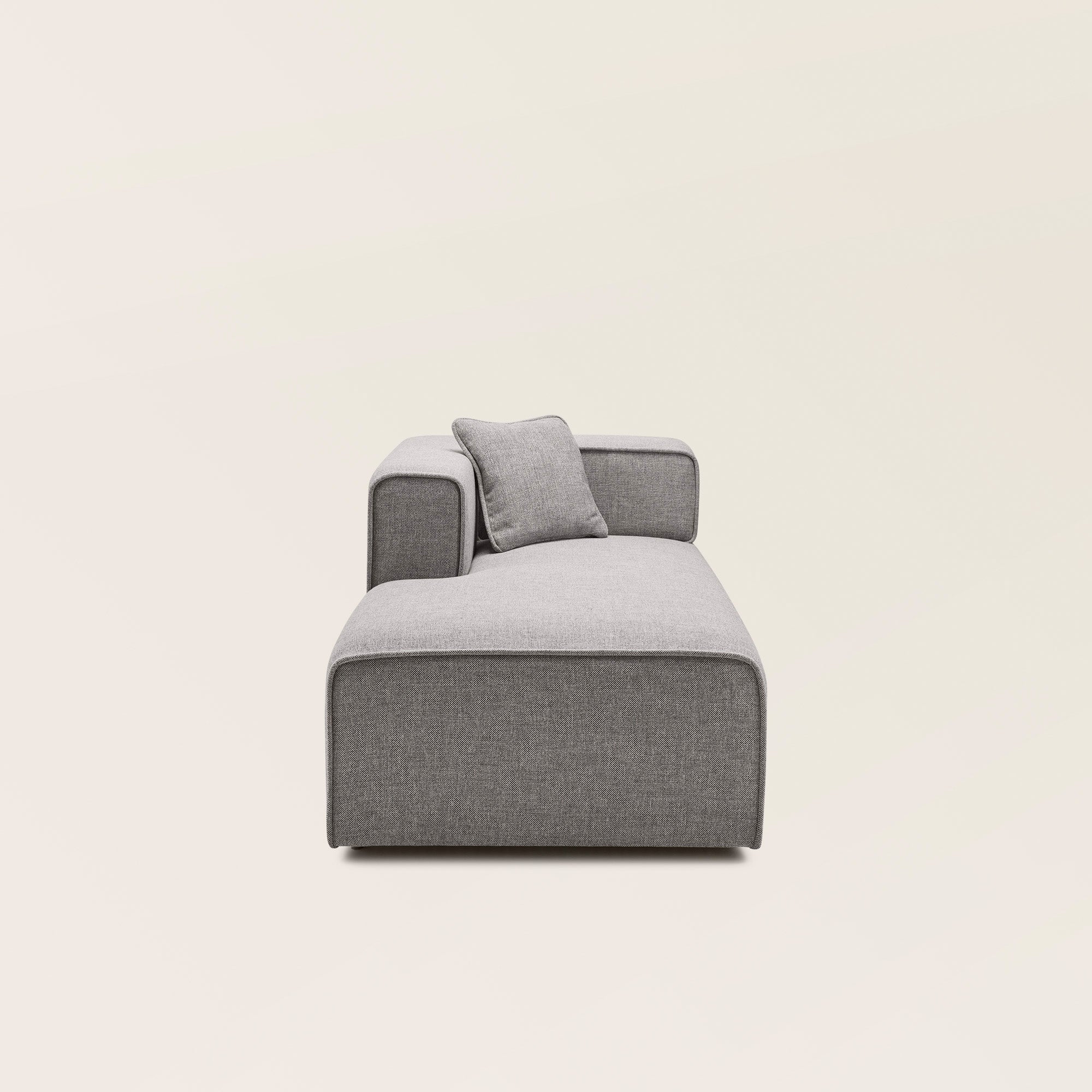 Méridienne modulable G ANDERS gris chiné