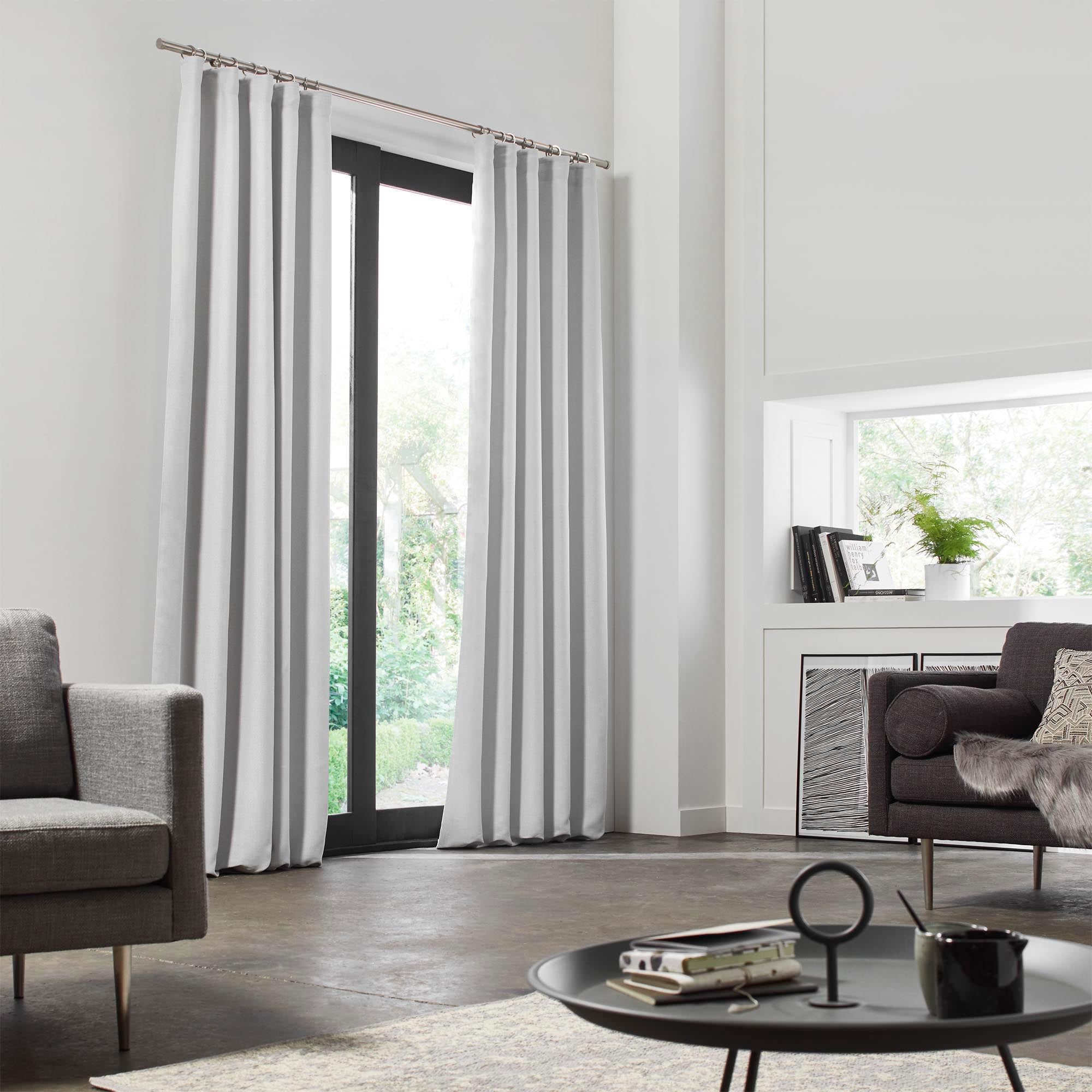 Occultant à galon fronceur LINA blanc