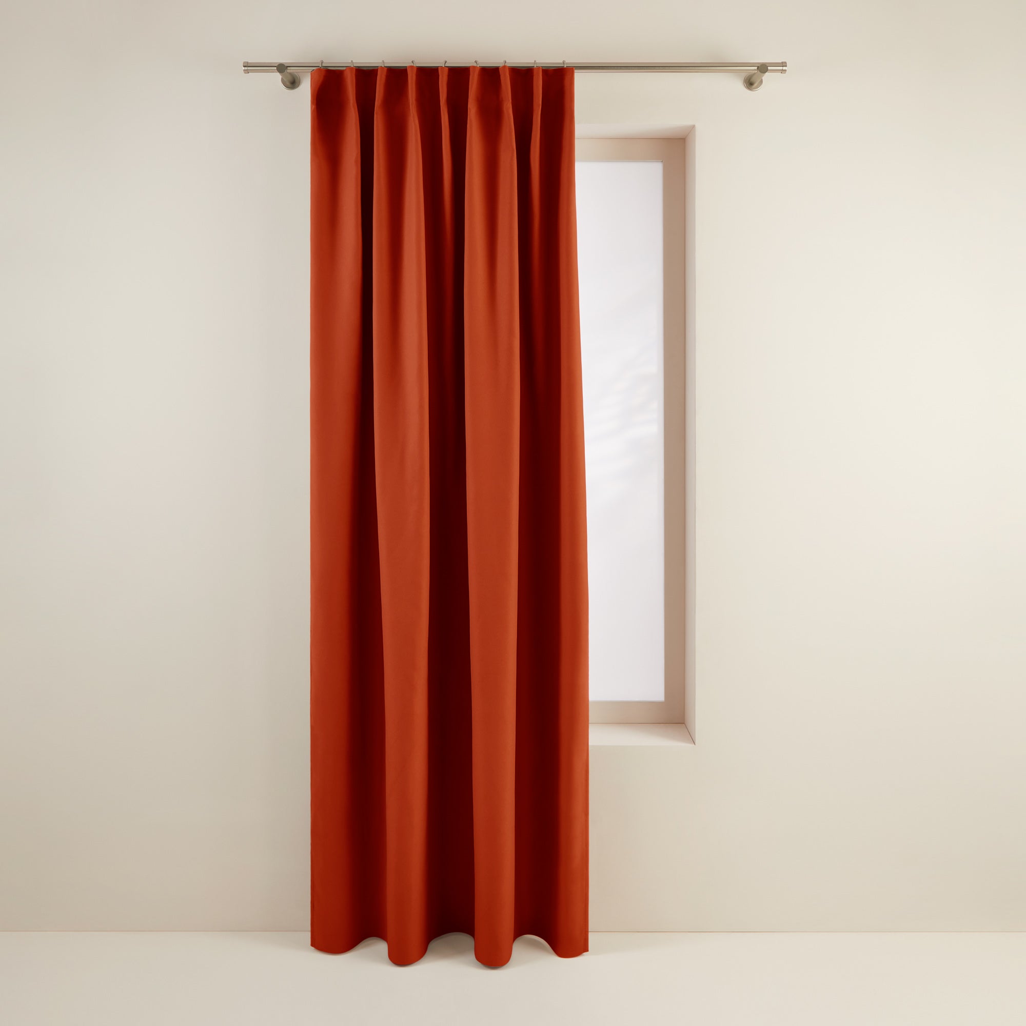 Occultant à galon fronceur NIGHT orange rouille