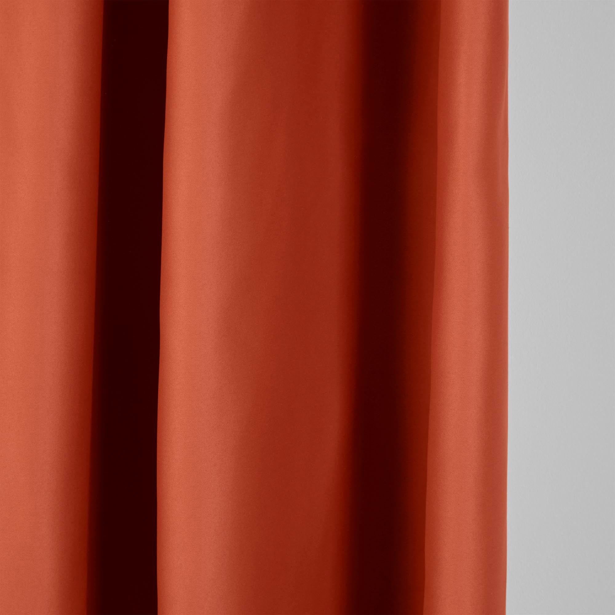 Occultant à galon fronceur NIGHT orange rouille