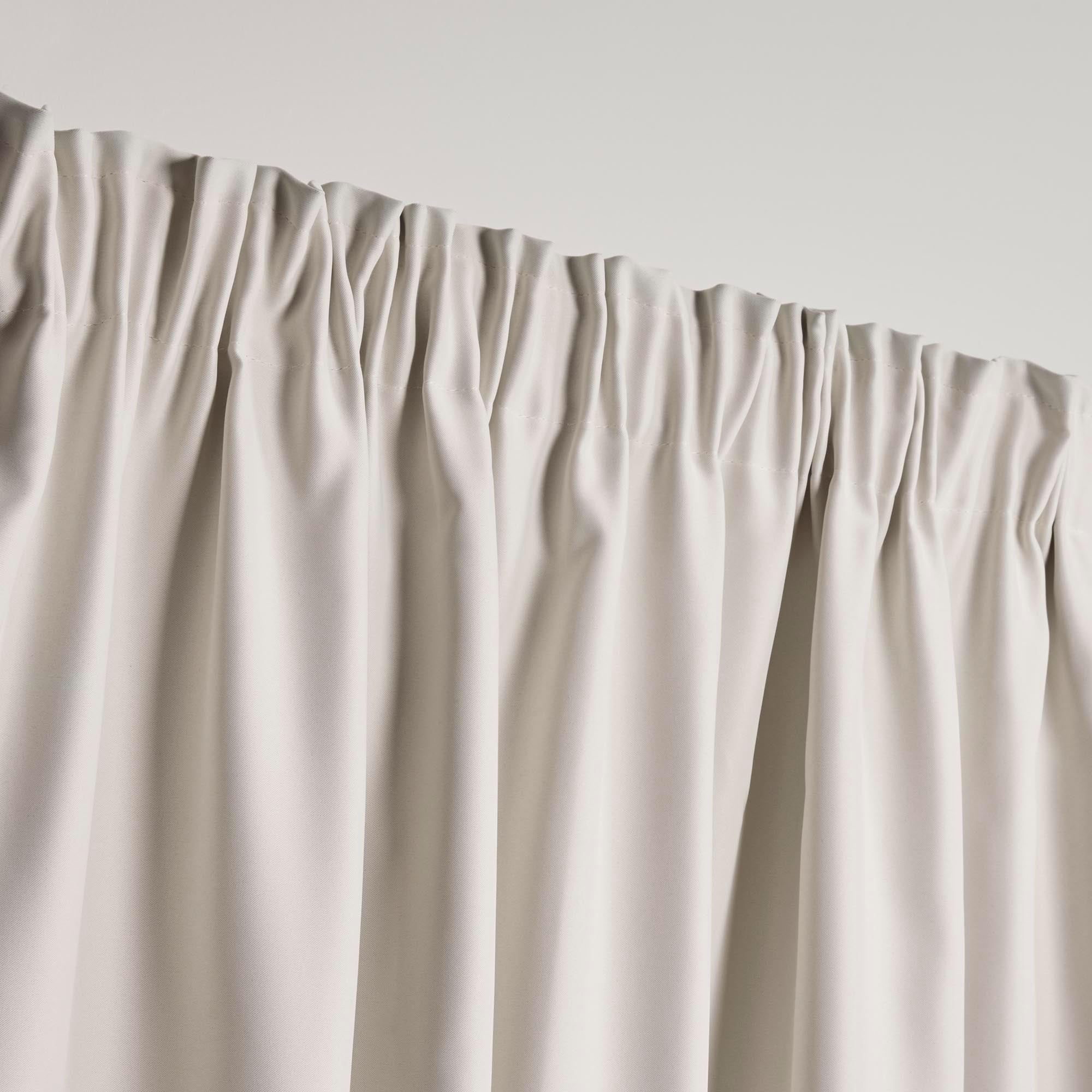 Occultant à galon fronceur NIGHT blanc