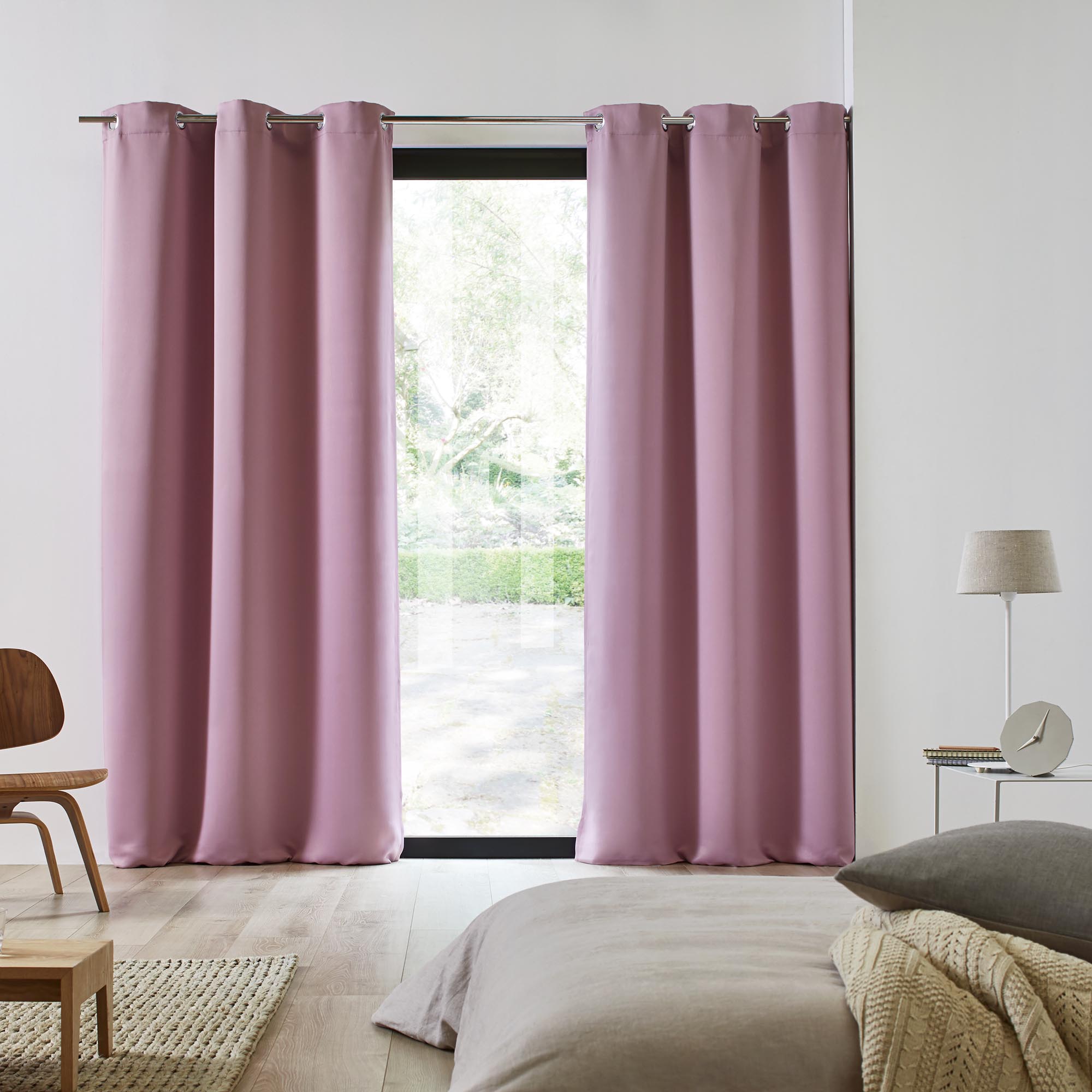 Occultant à oeillets BLACKOUT rose