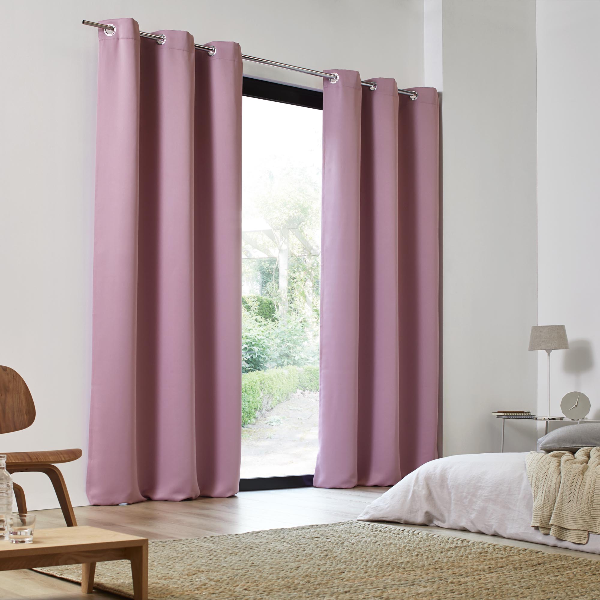 Occultant à oeillets BLACKOUT rose