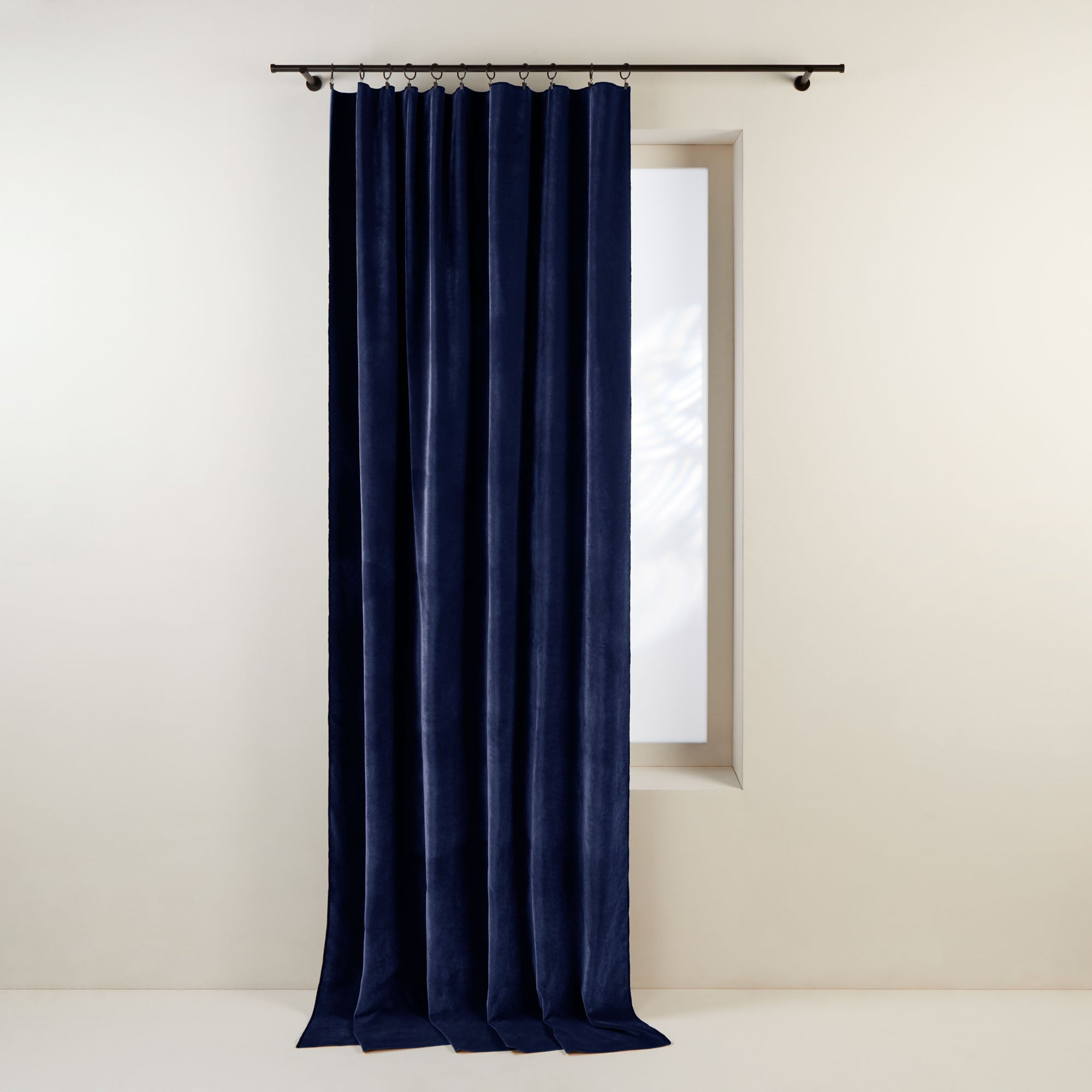 Panneau DARIO bleu nuit et bourdon noir